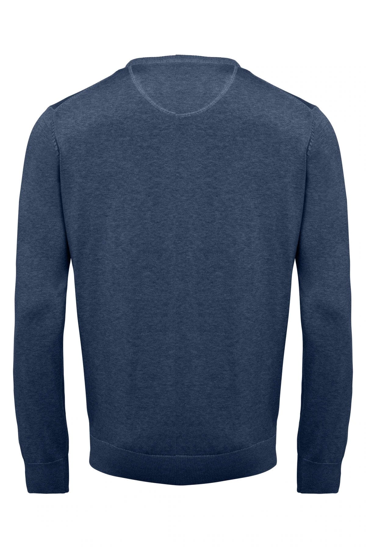 Superfine Cotton Crew Neck Jumper - Night - Image 2