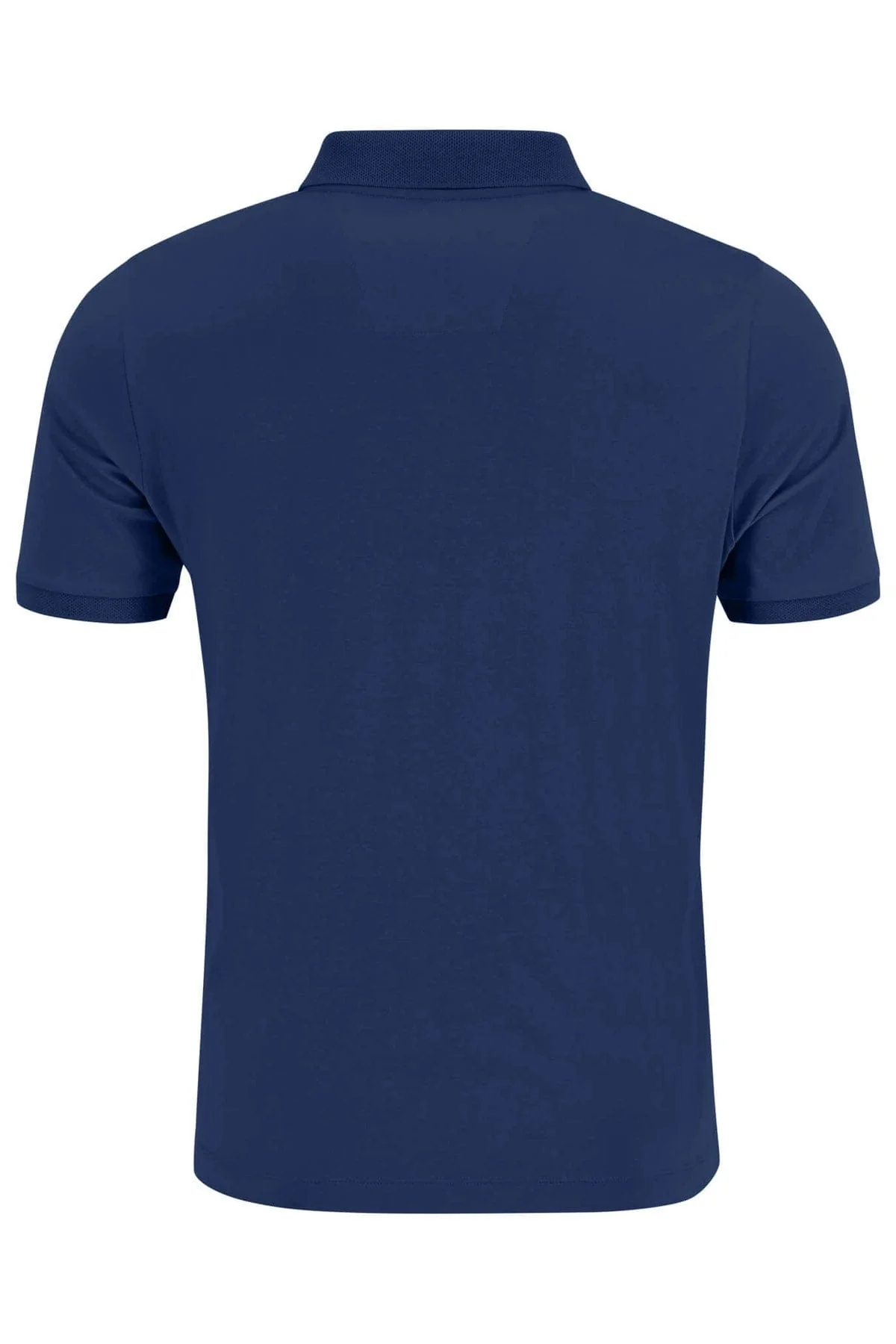Supima Cotton Zip Polo Shirt - Midnight - Image 2