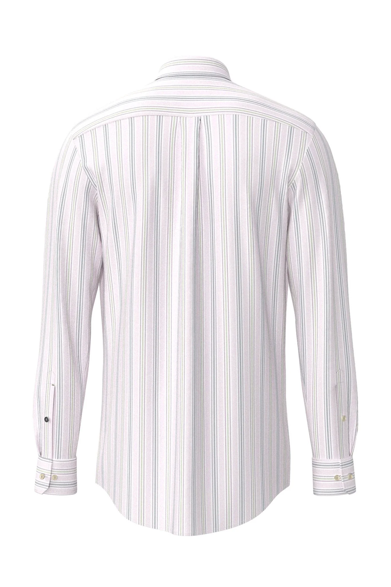 Washed Oxford Stripe Shirt - Magnolia - Image 2