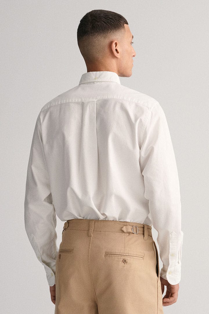 Regular Fit Oxford Shirt - White - Image 4