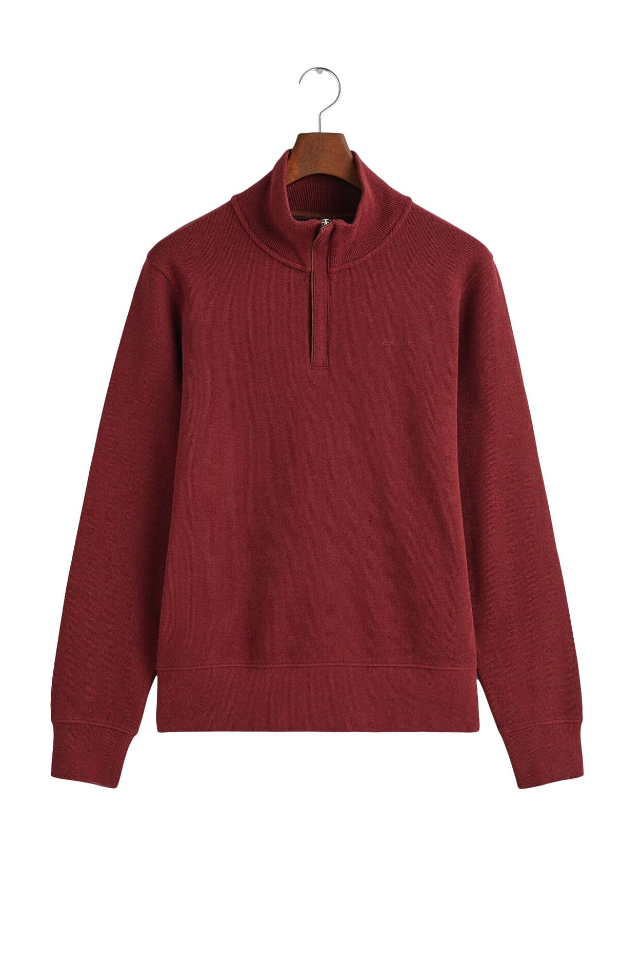 Sacker Rib Half Zip Sweatshirt - Plumped Red