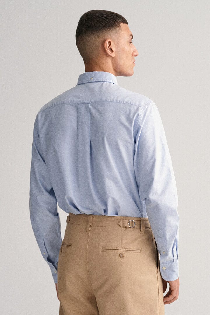 Slim Oxford Shirt - Light Blue - Image 5