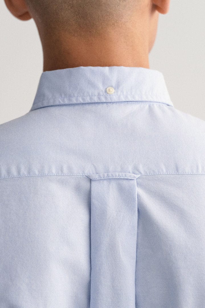 Slim Oxford Shirt - Light Blue - Image 6
