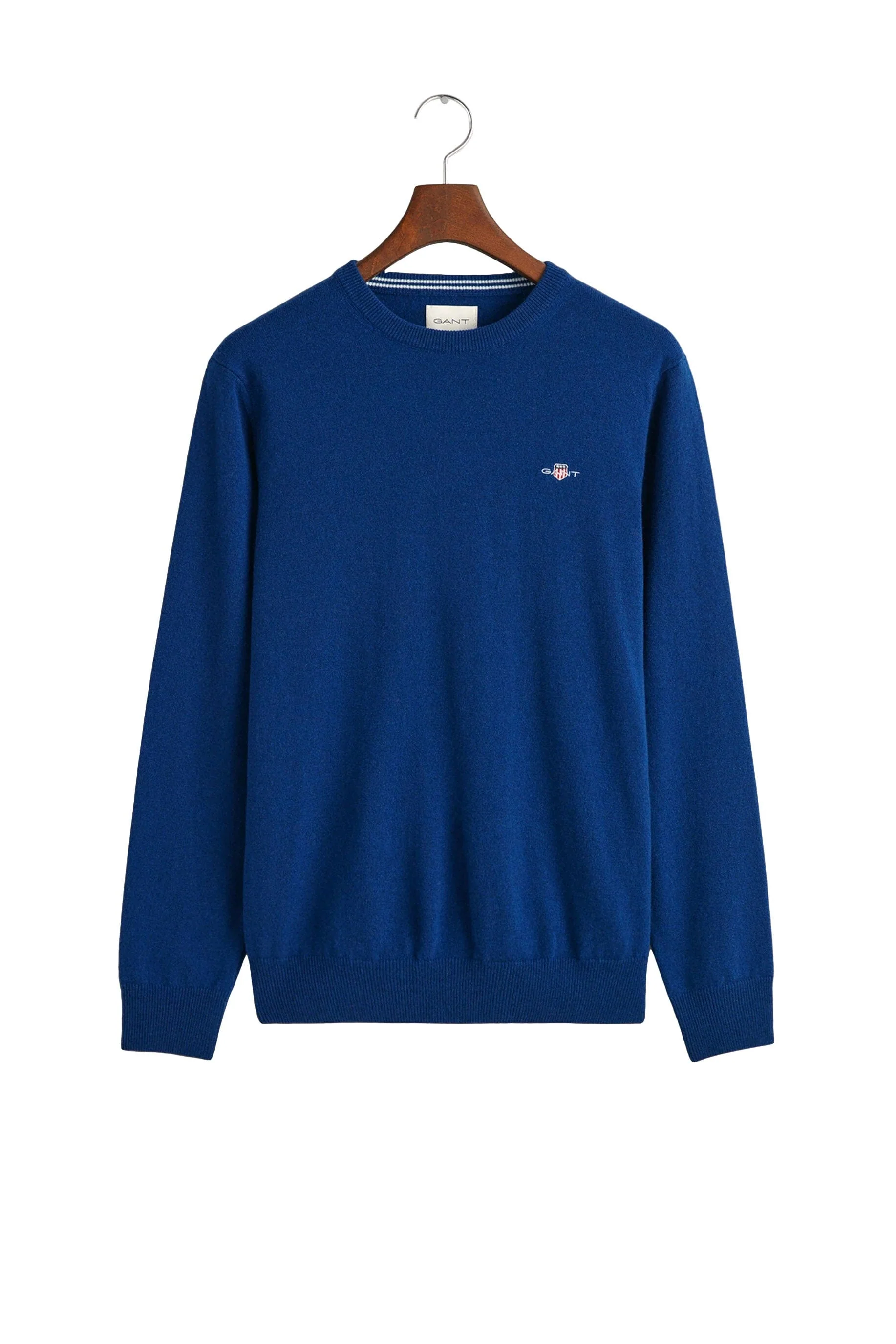 Superfine Lambswool Crew Neck - College Blue
