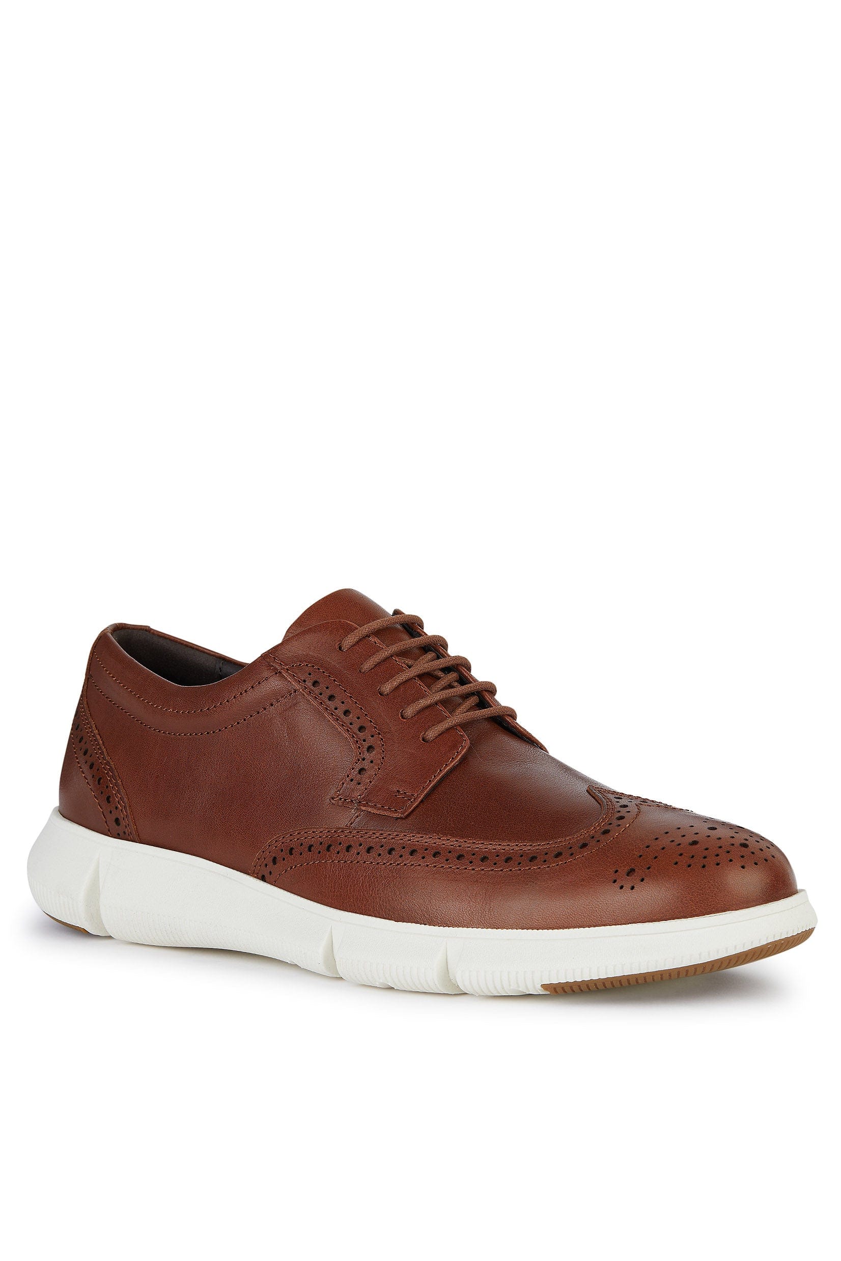 Adacter Casual Waxed Leather Shoes - Light Brown - Image 2