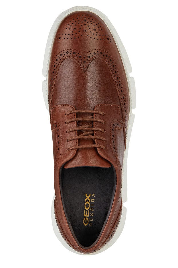 Adacter Casual Waxed Leather Shoes - Light Brown - Image 4
