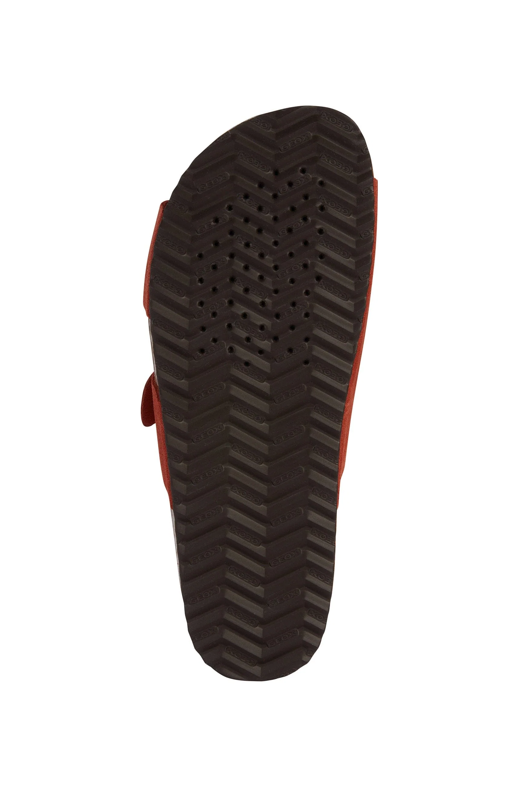 Brionia Suede Leather Sandals - Brick - Image 6