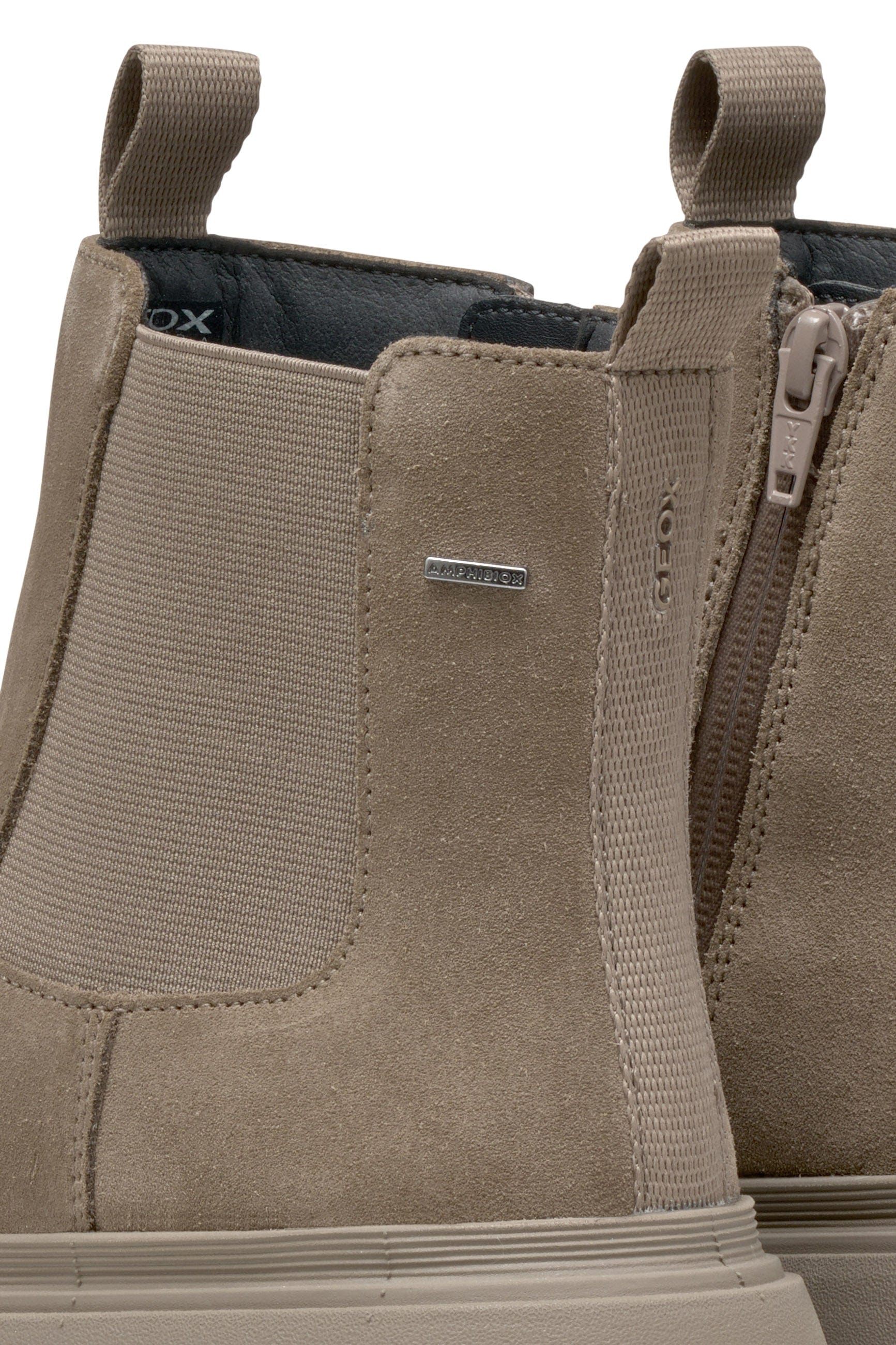 Lamidie Grip ABX Waterproof Suede Ankle Boots - Taupe - Image 7