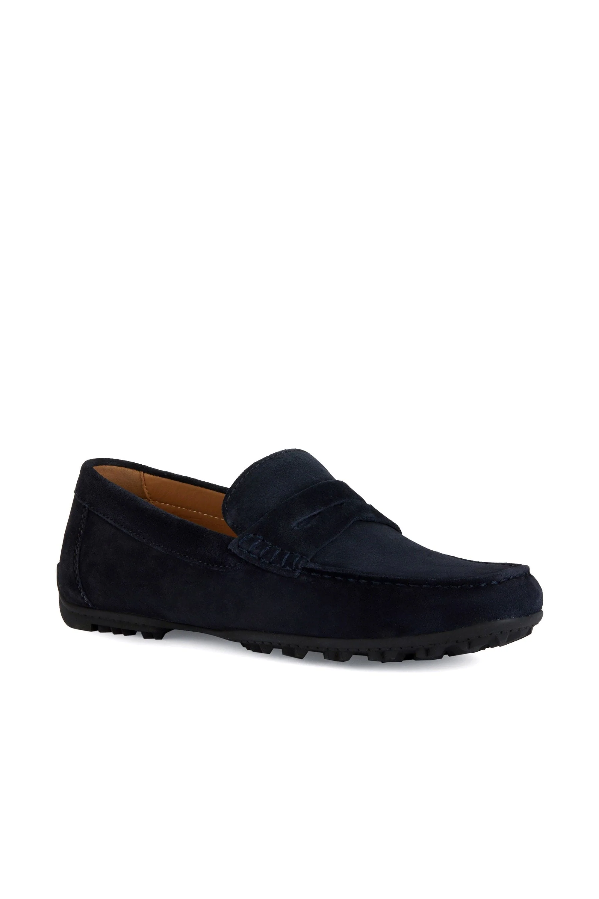 Mens Kosmopolis Suede + Grip Loafers - Navy - Image 2