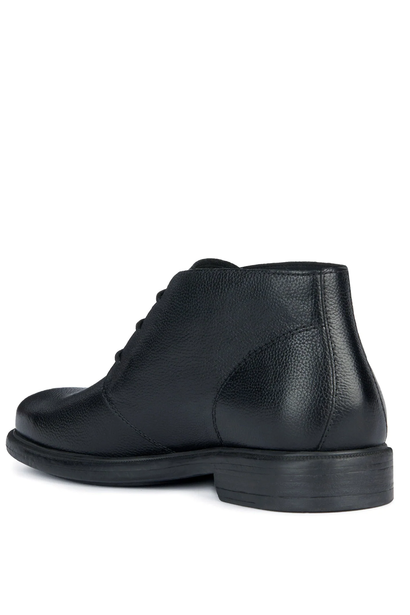 Men's Terence Tumbled Leather Ankle Boots - Black - Image 3