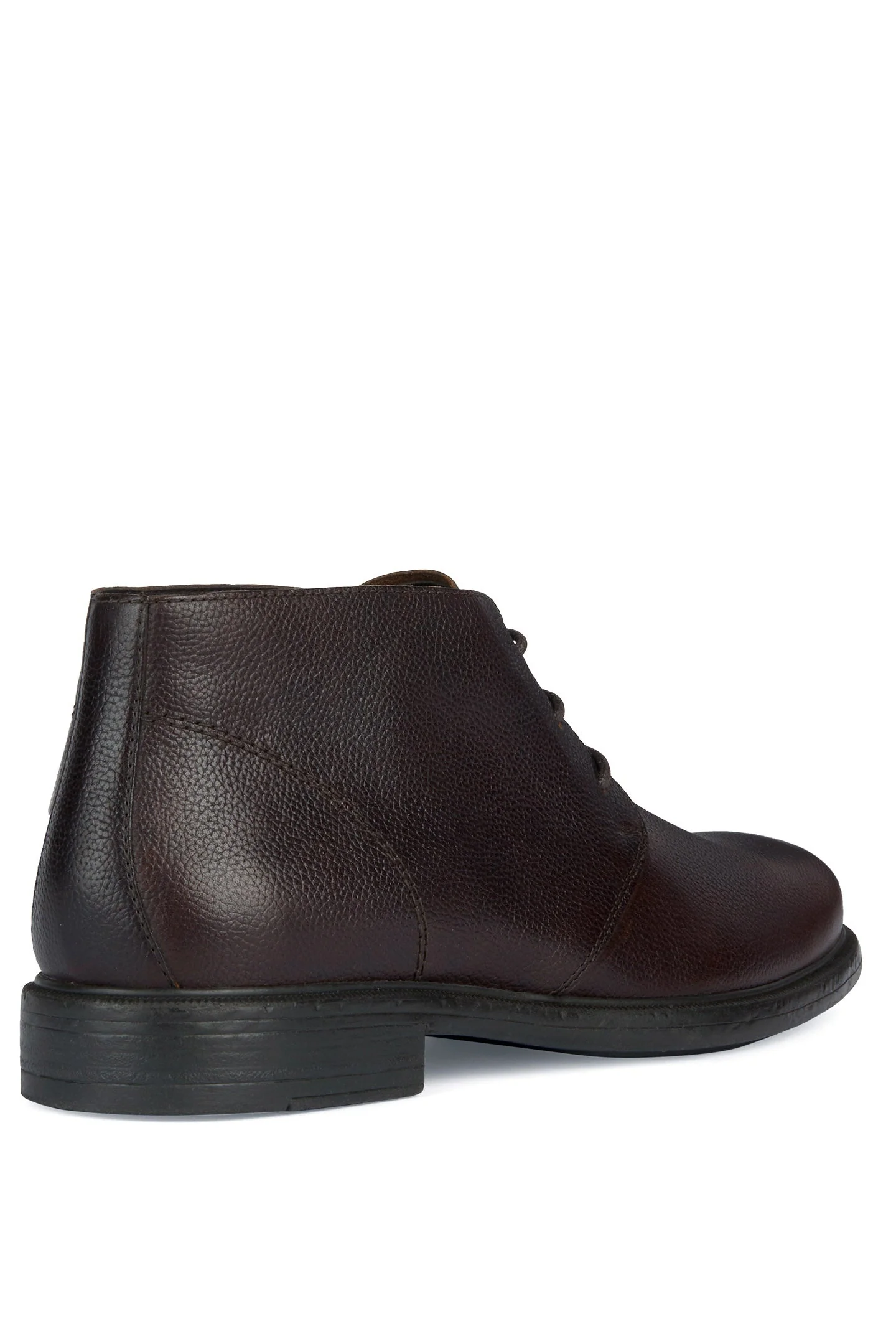 Men's Terence Tumbled Leather Ankle Boots - Dark Coffee - Image 4