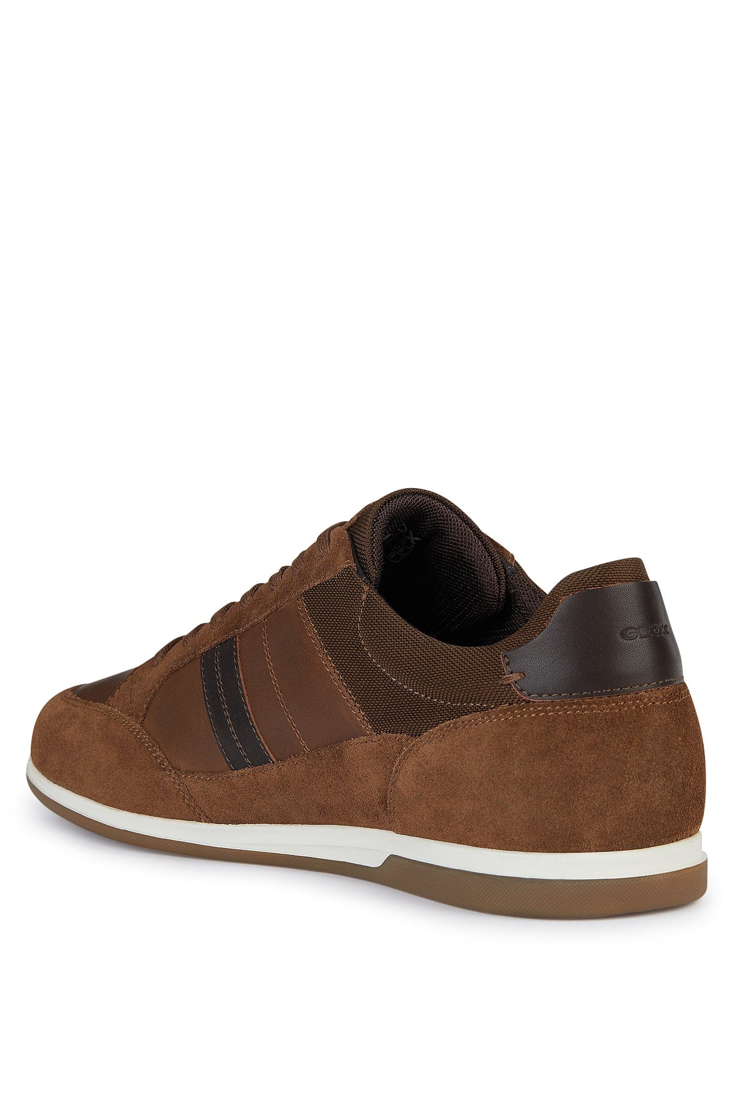 Renan A Suede & Waxed Leather Trainers - Light Brown - Image 3