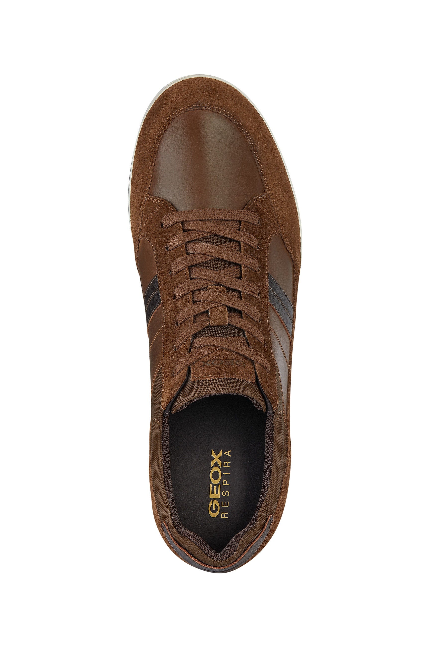 Renan A Suede & Waxed Leather Trainers - Light Brown - Image 4