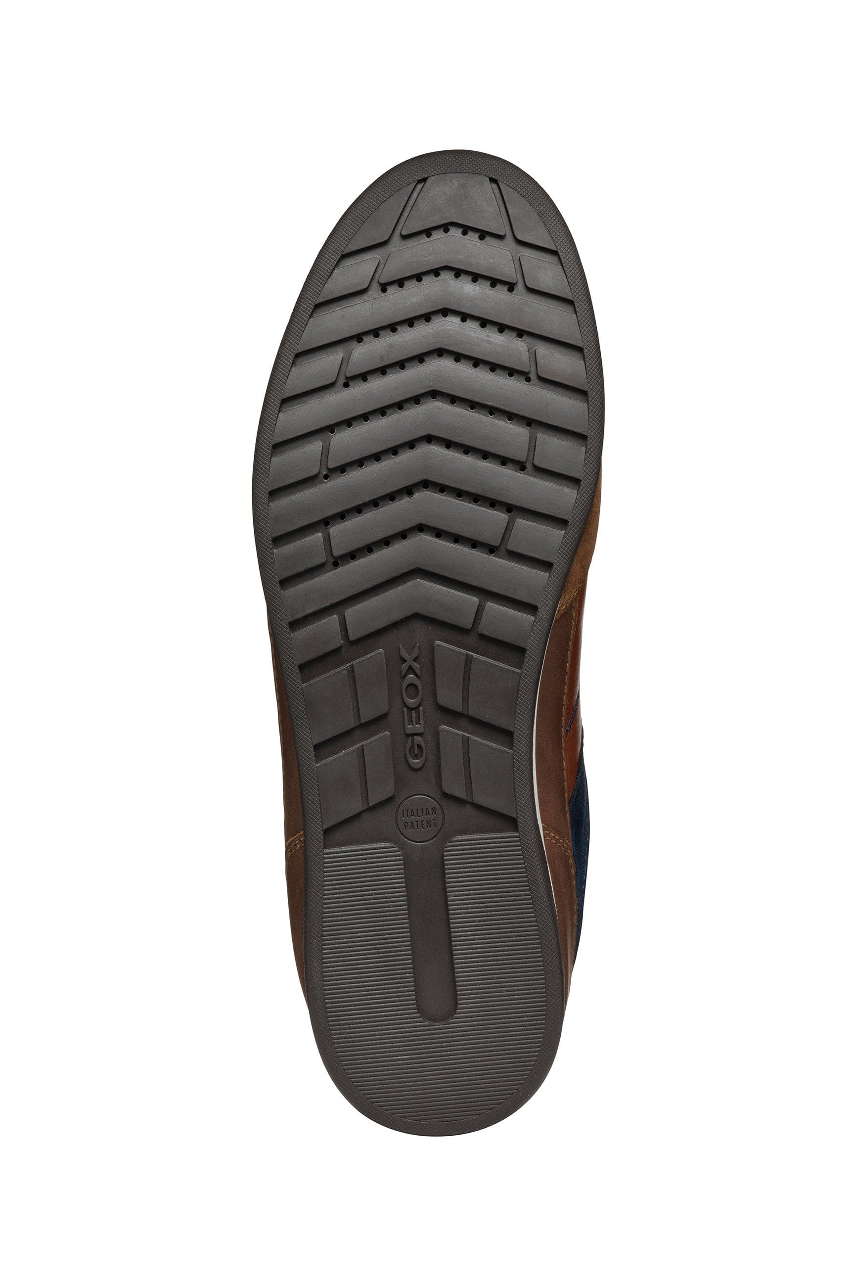 Renan B Suede and Waxed Leather Trainers - Browncotto/Navy - Image 8