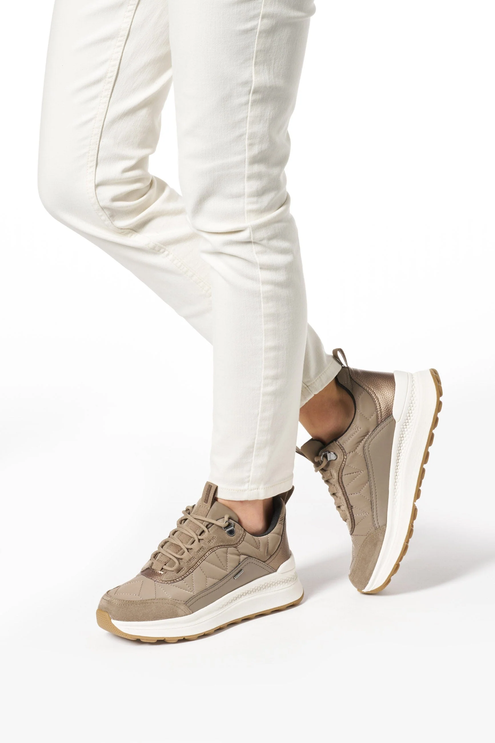 Spherica Actif ABX Waterproof Trainers - Taupe - Image 2