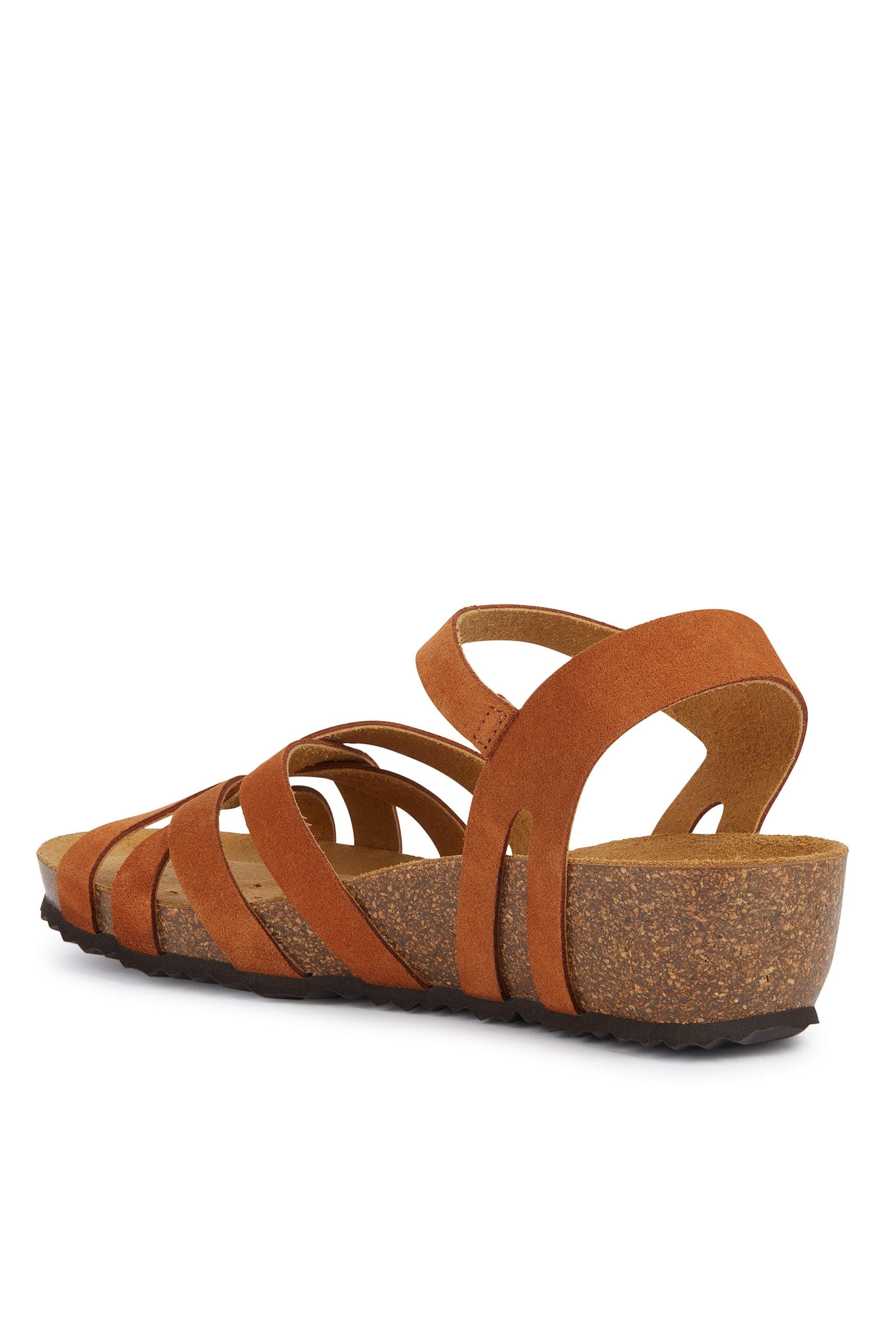 Sthellae Suede Leather Sandals - Cognac - Image 3