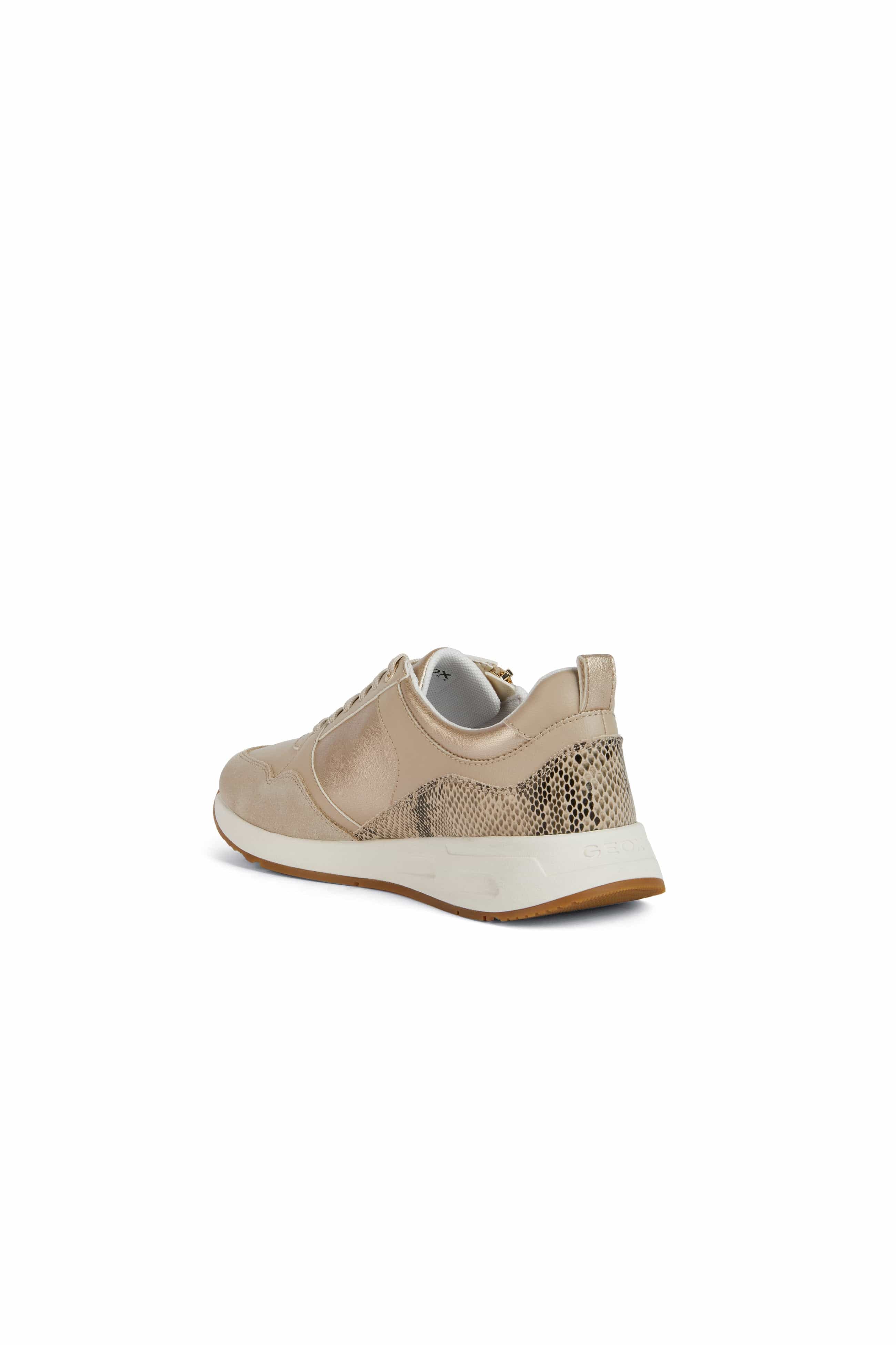 Womens Bulmya Zip Detail Trainers - Light Gold/Light Taupe - Image 3