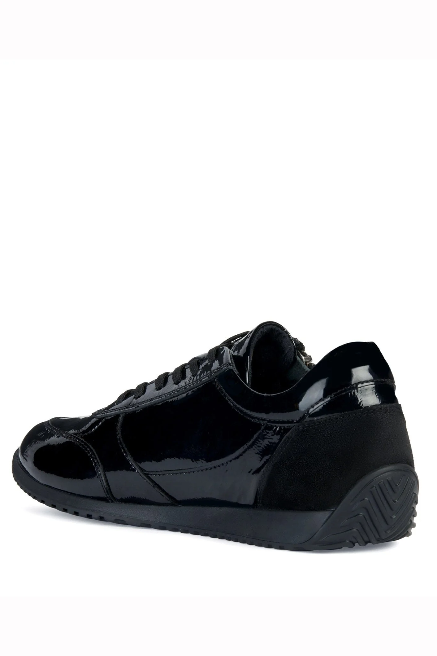 Womens Calithe A Nappa & Suede Trainers - Black - Image 4