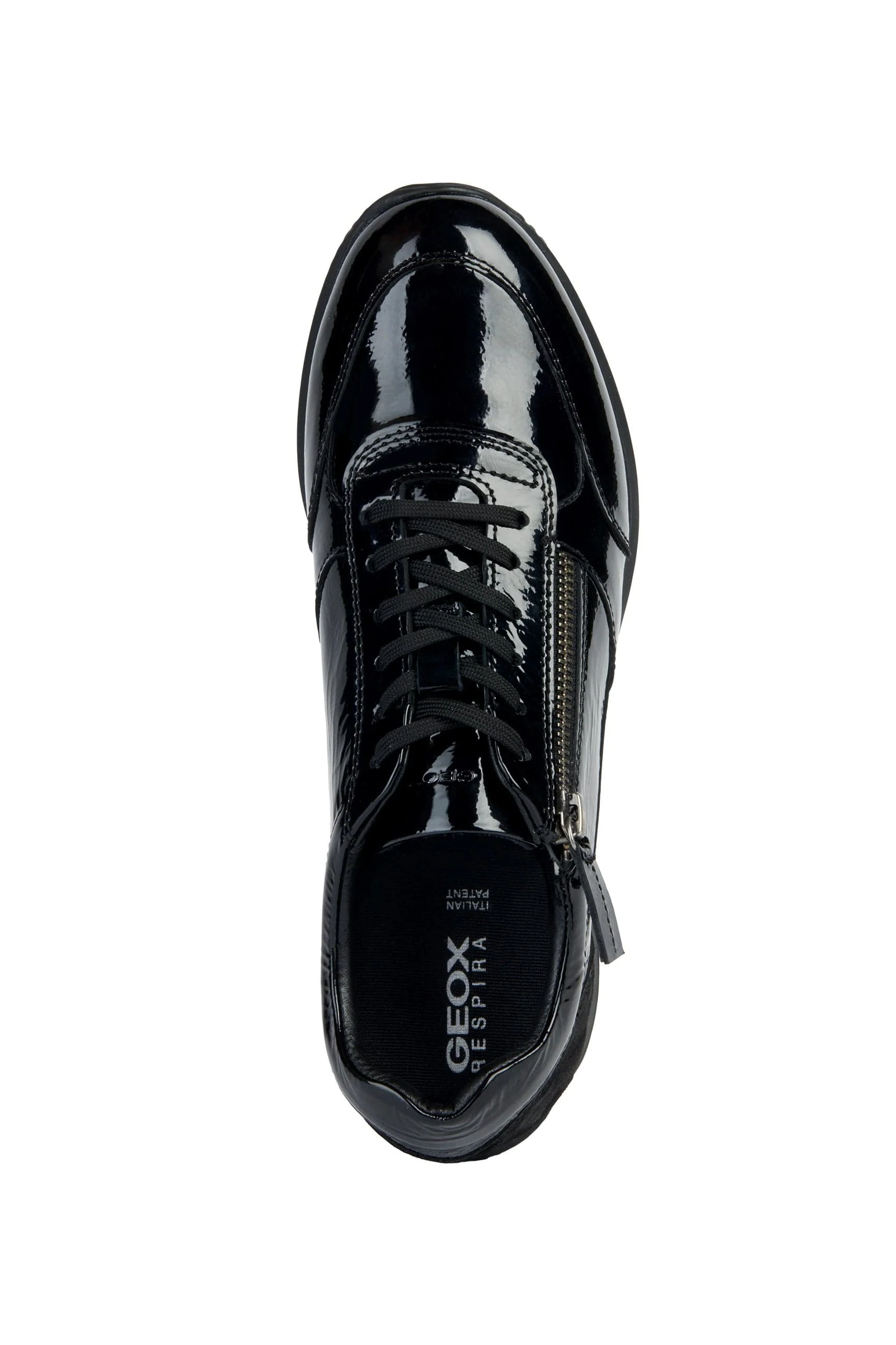 Womens Calithe A Nappa & Suede Trainers - Black - Image 5