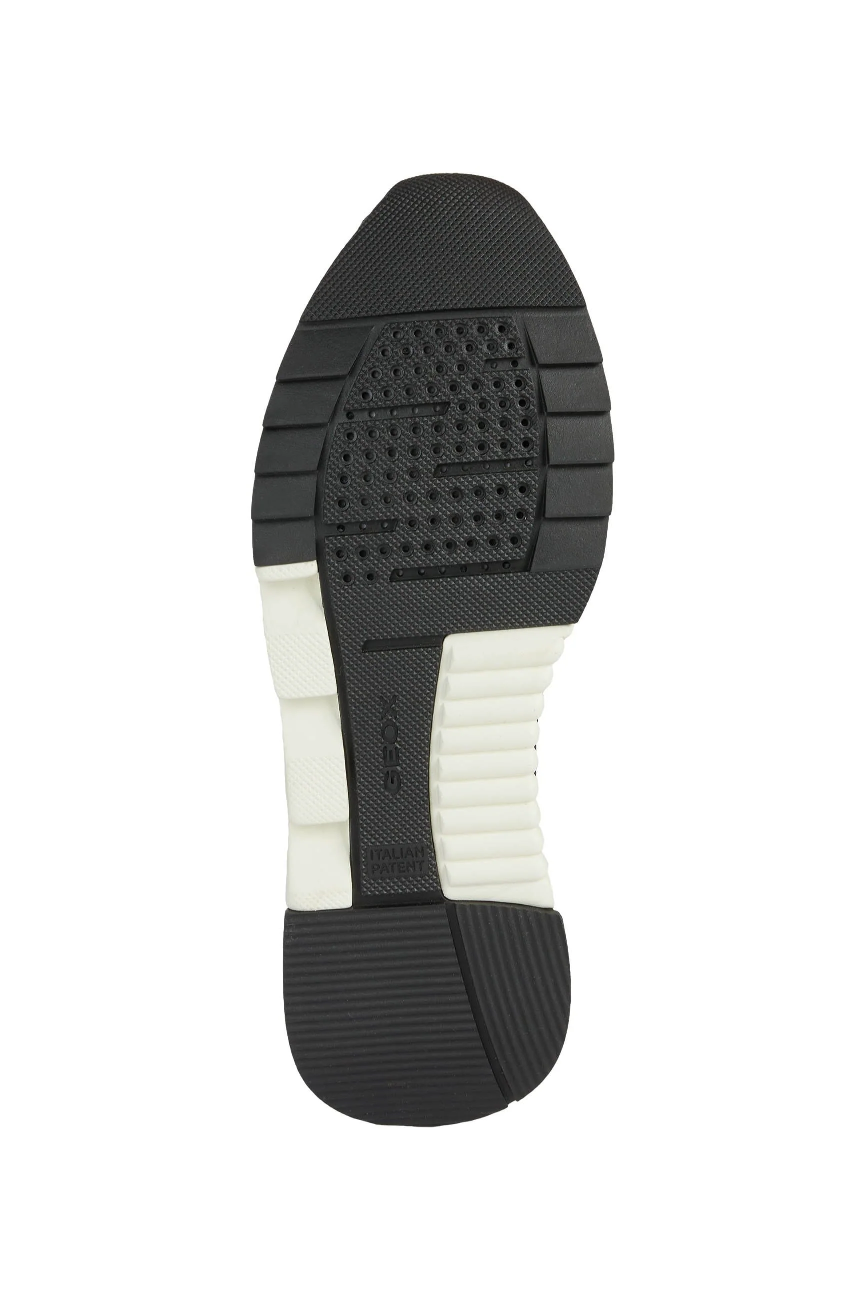 Womens Falena ABX Nappa & Suede Trainers - Black - Image 6