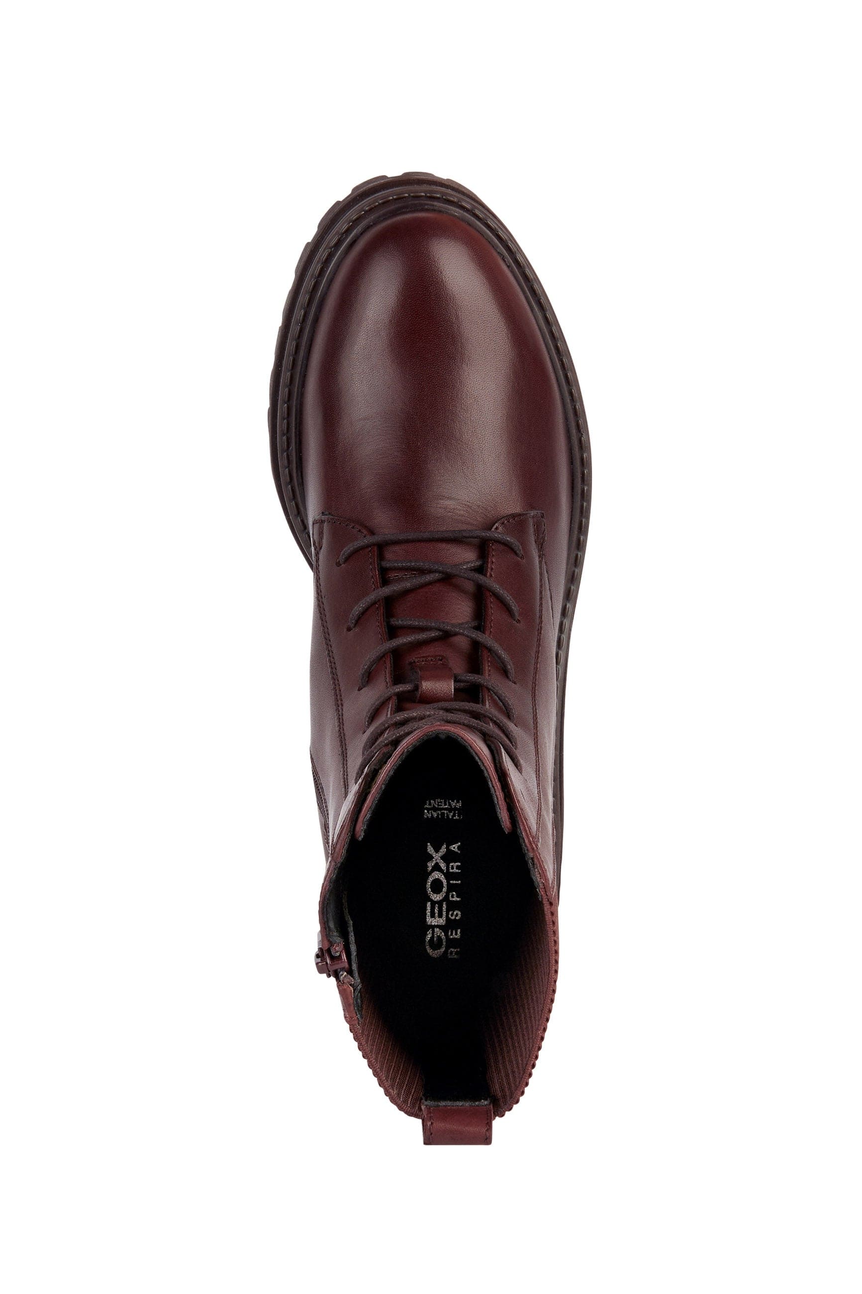 Women's Iridea N Smooth Leather & Elastic Ankle Boots - Wine - Image 5