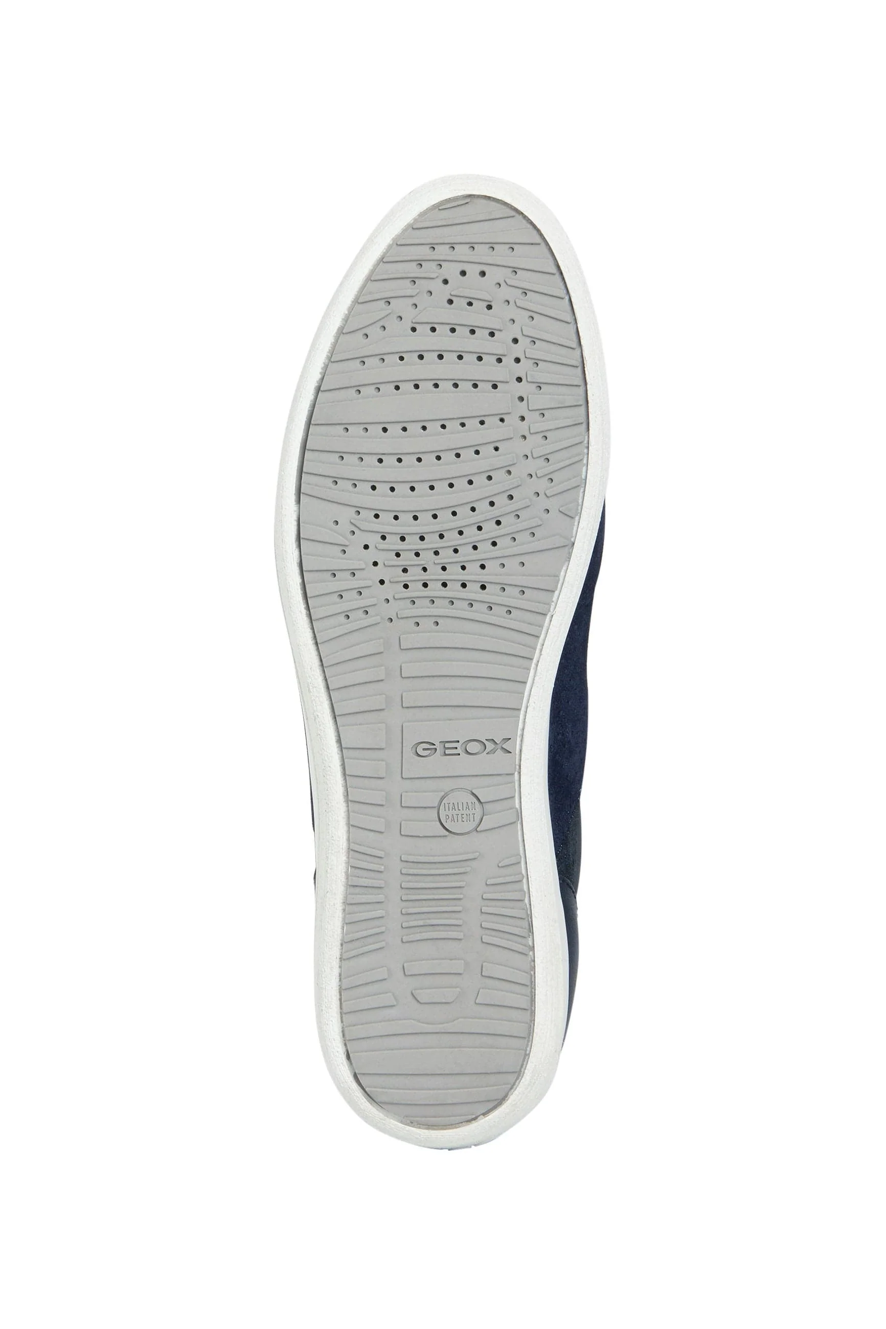Womens Myria Leather Lace up Trainers - Navy - Image 5