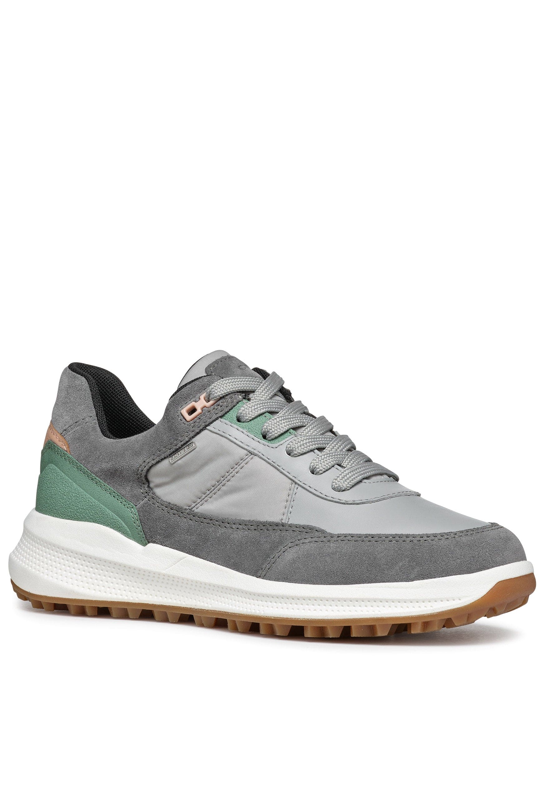 Womens PG1X ABX Suede & Nappa Trainers - Dark Stone/Light Grey - Image 2