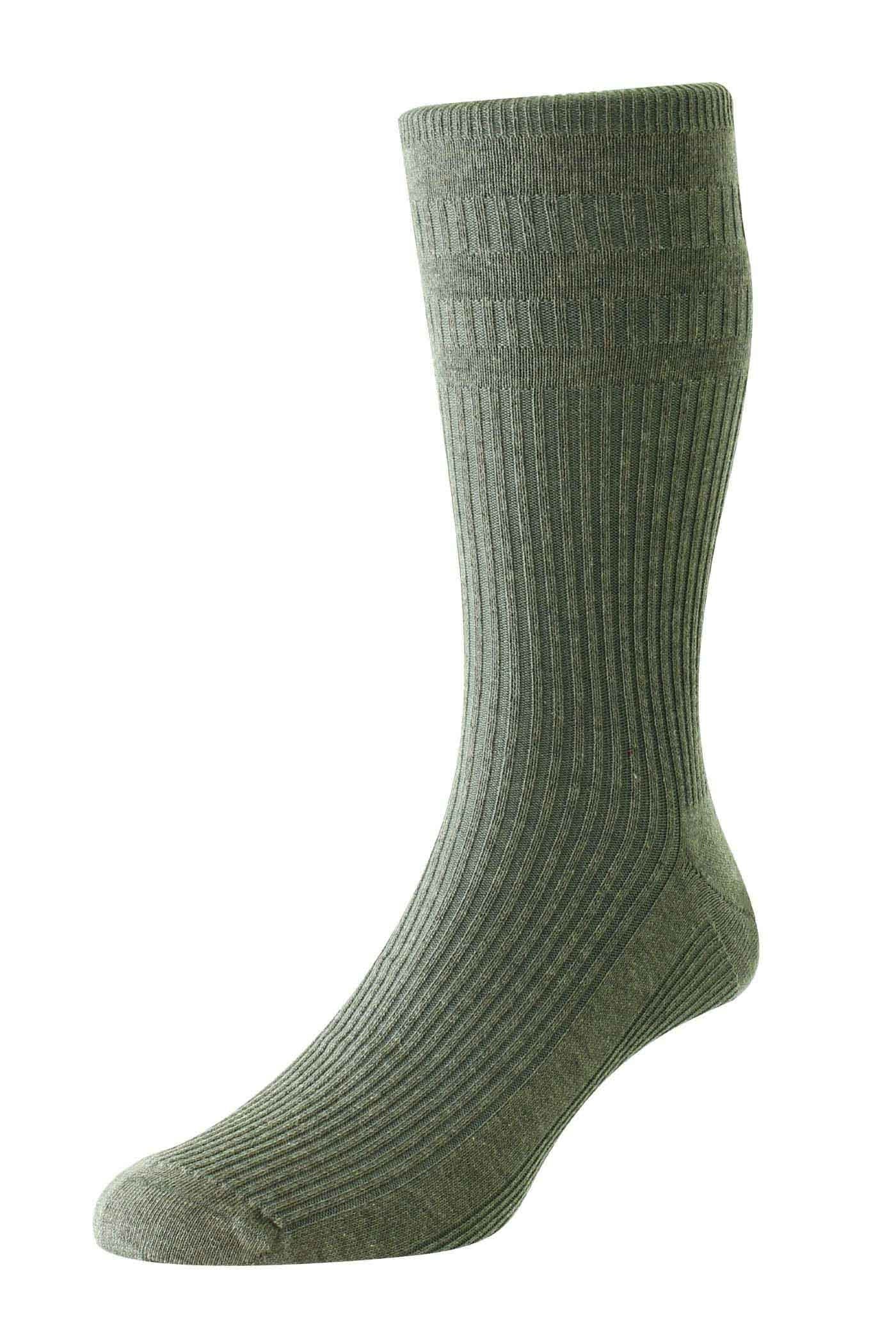 Original Cotton Rich Softop Socks - Mid Grey Melange
