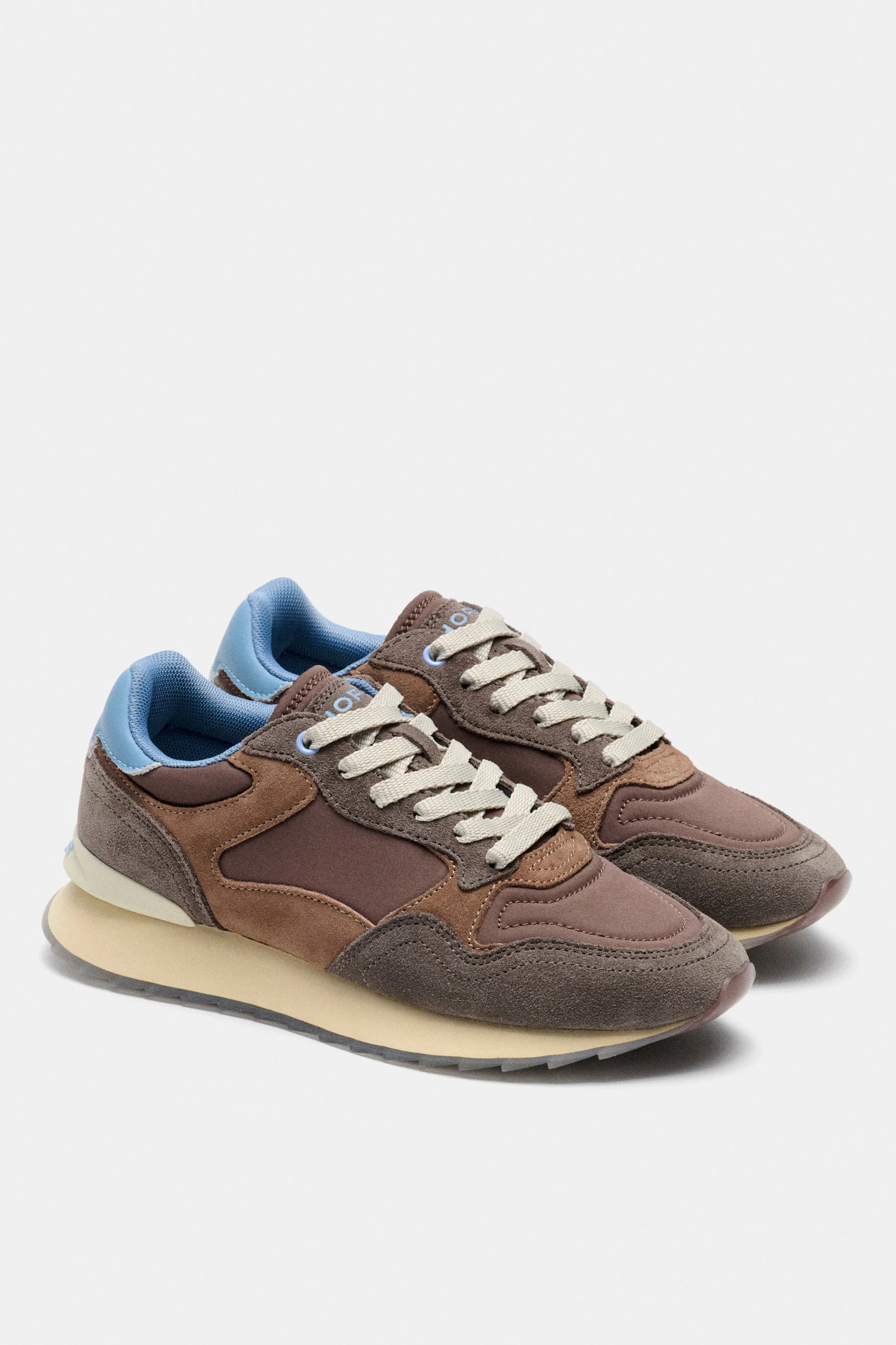 City Retro Trainers - Chocolate - Image 2