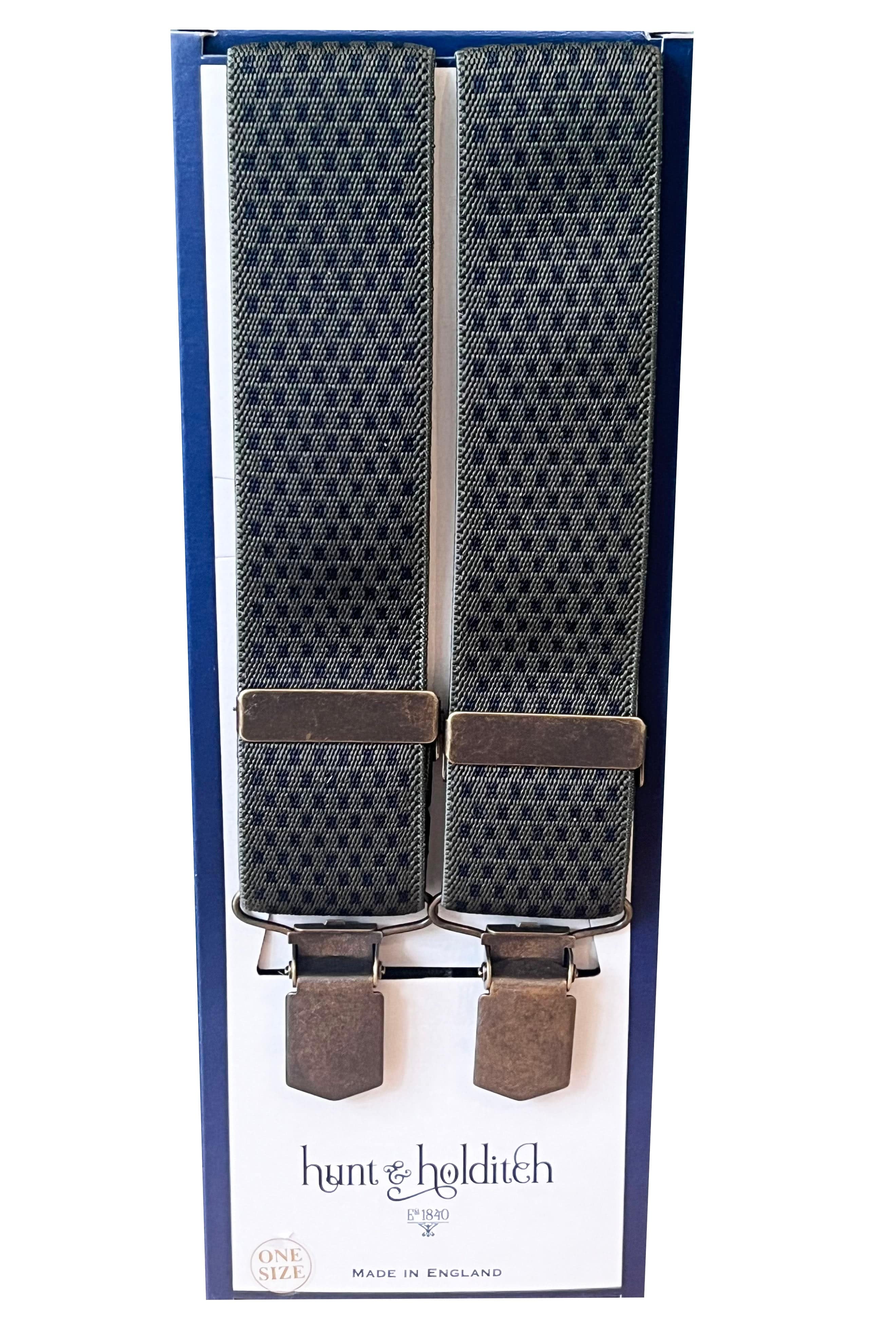 Cross Stitch 35mm Braces - Olive/Green