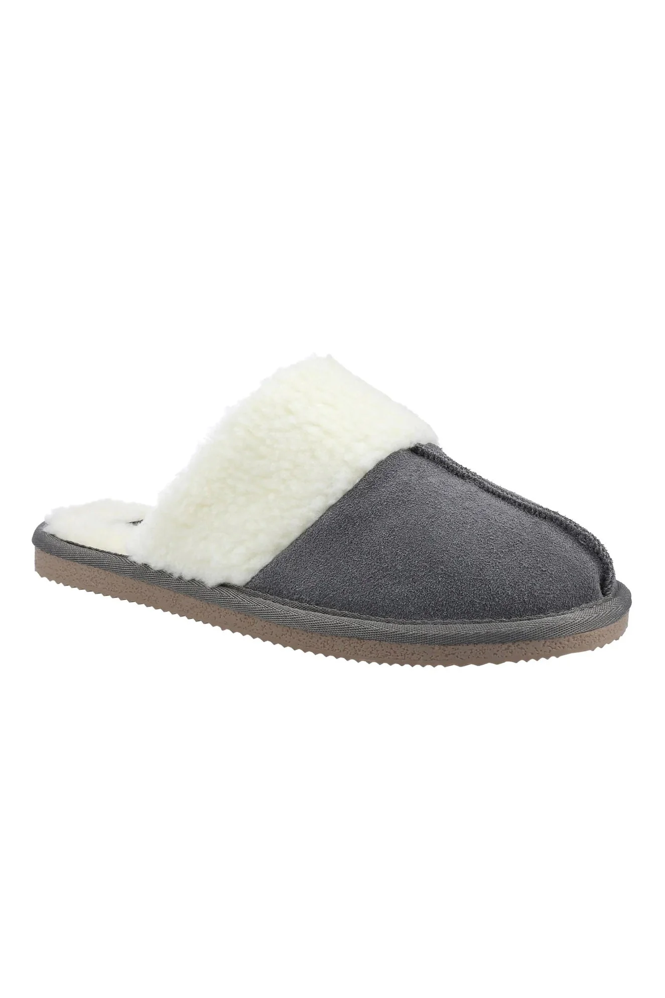 Arianna Mule Slippers - Grey - Image 2