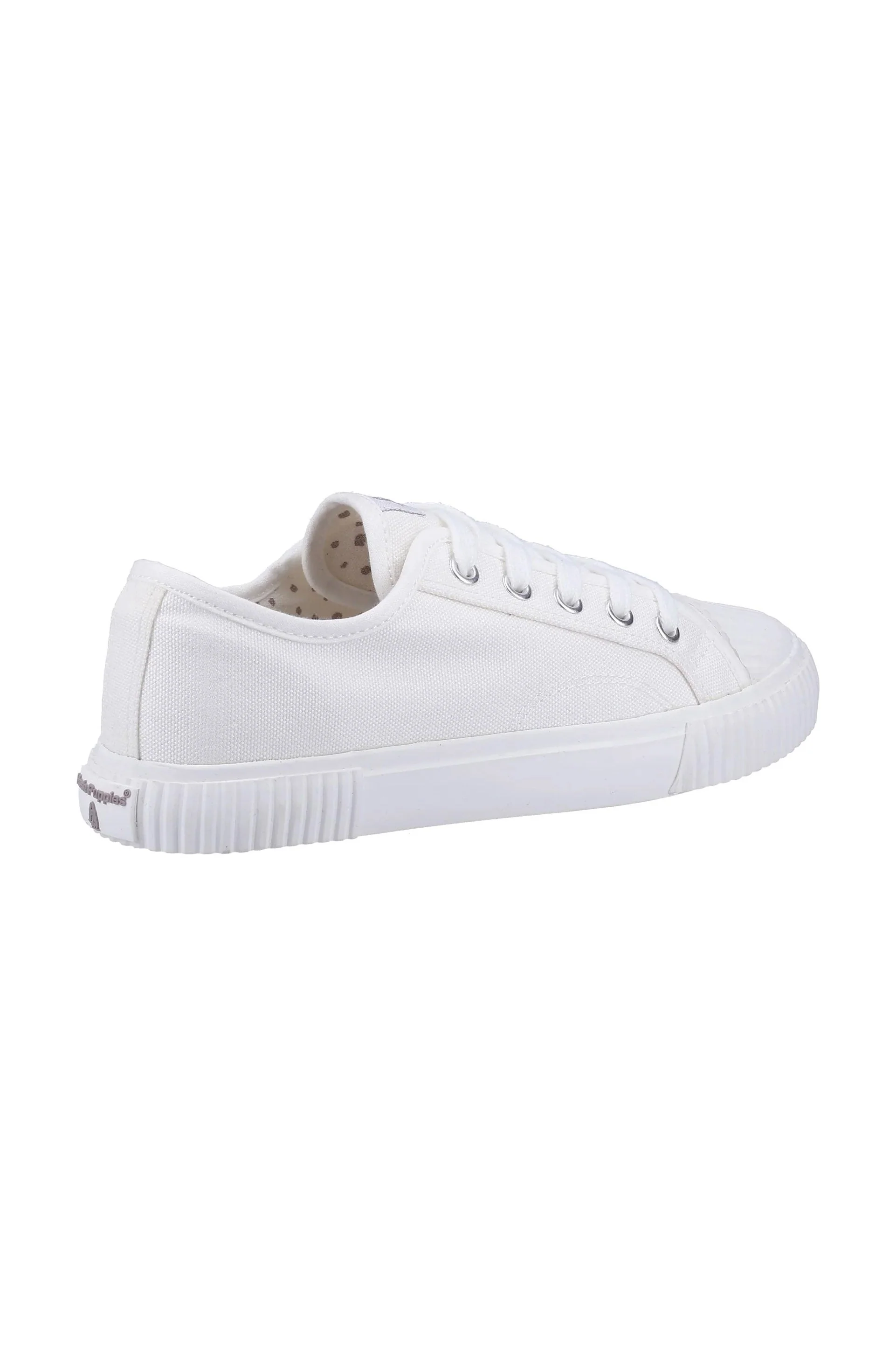 Brooke Canvas Trainers - White - Image 3