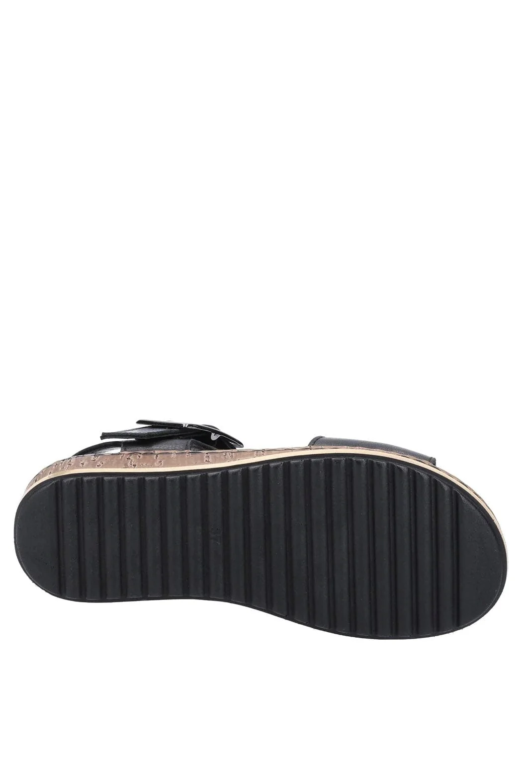Ellie Leather Sandals - Black - Image 4