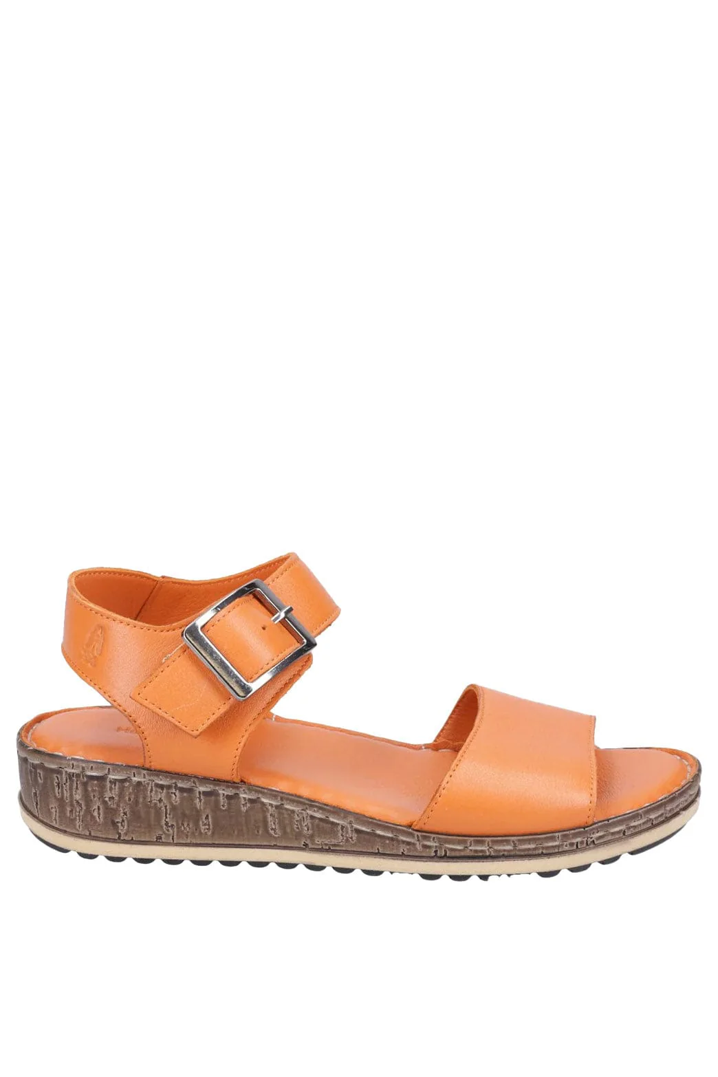 Ellie Leather Sandals - Orange