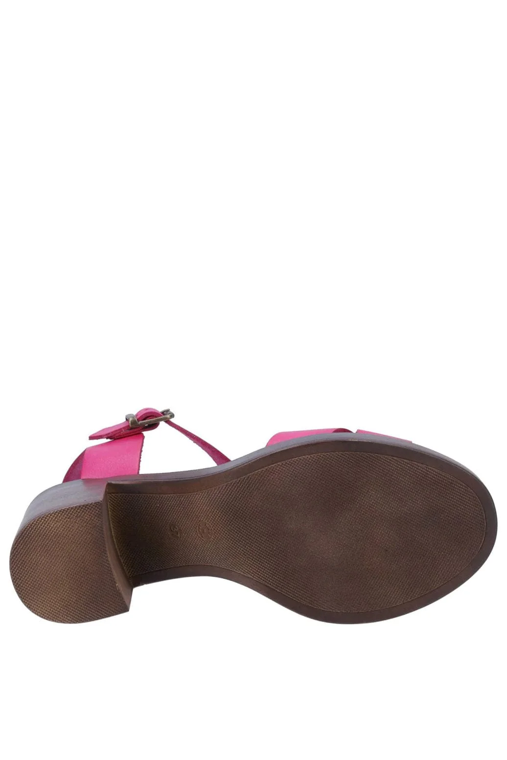 Georgia Leather Heeled Sandals - Pink - Image 3