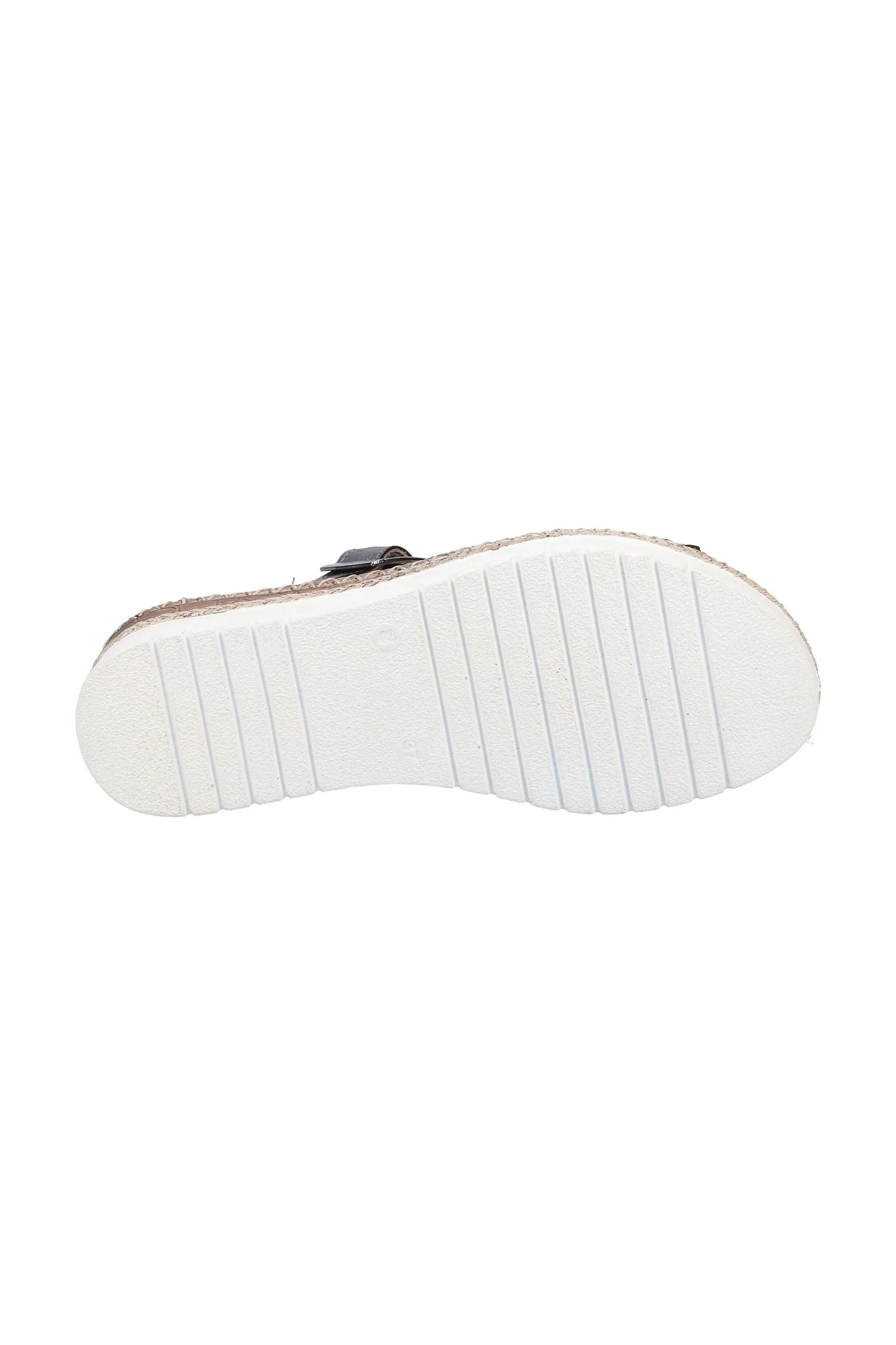 Stacey Leather Sandals - Pewter - Image 4