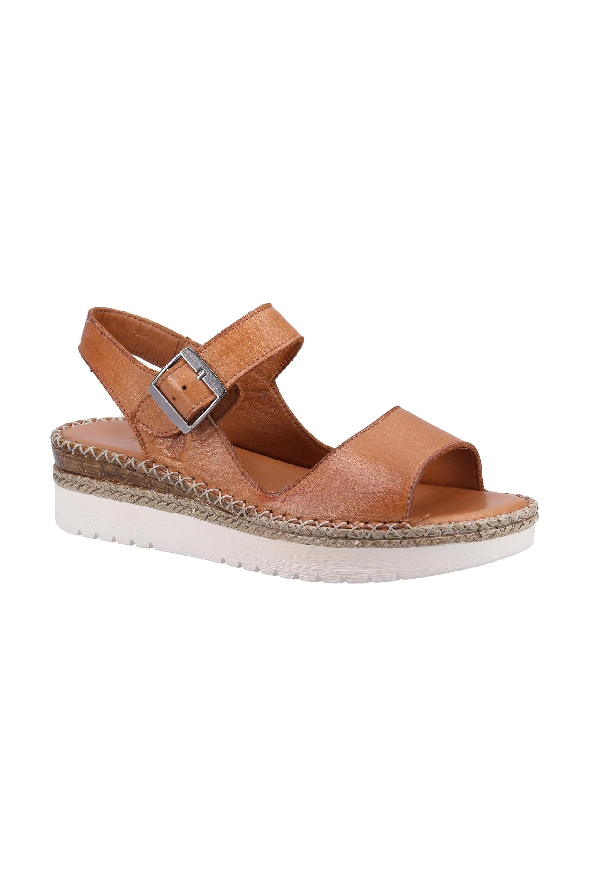 Stacey Leather Sandals - Tan - Image 2