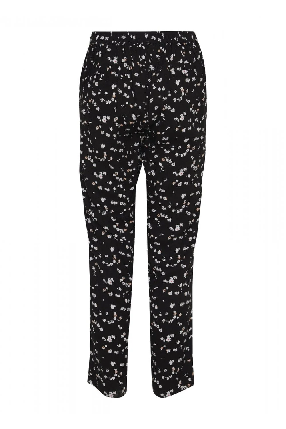 Fantasia Floral Print Trousers - Black - Image 2