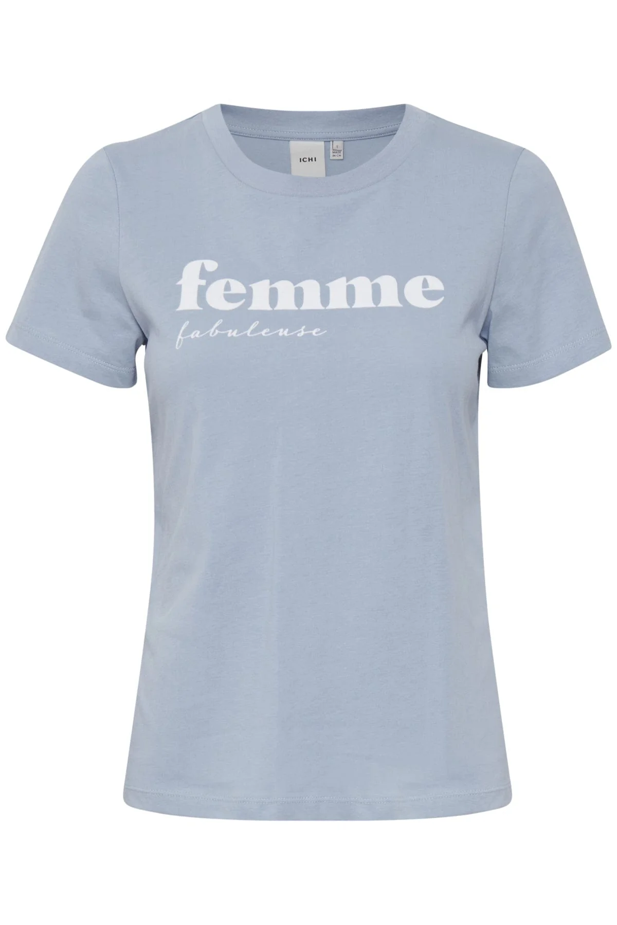 Runela Slogan T-Shirt - Forever Blue