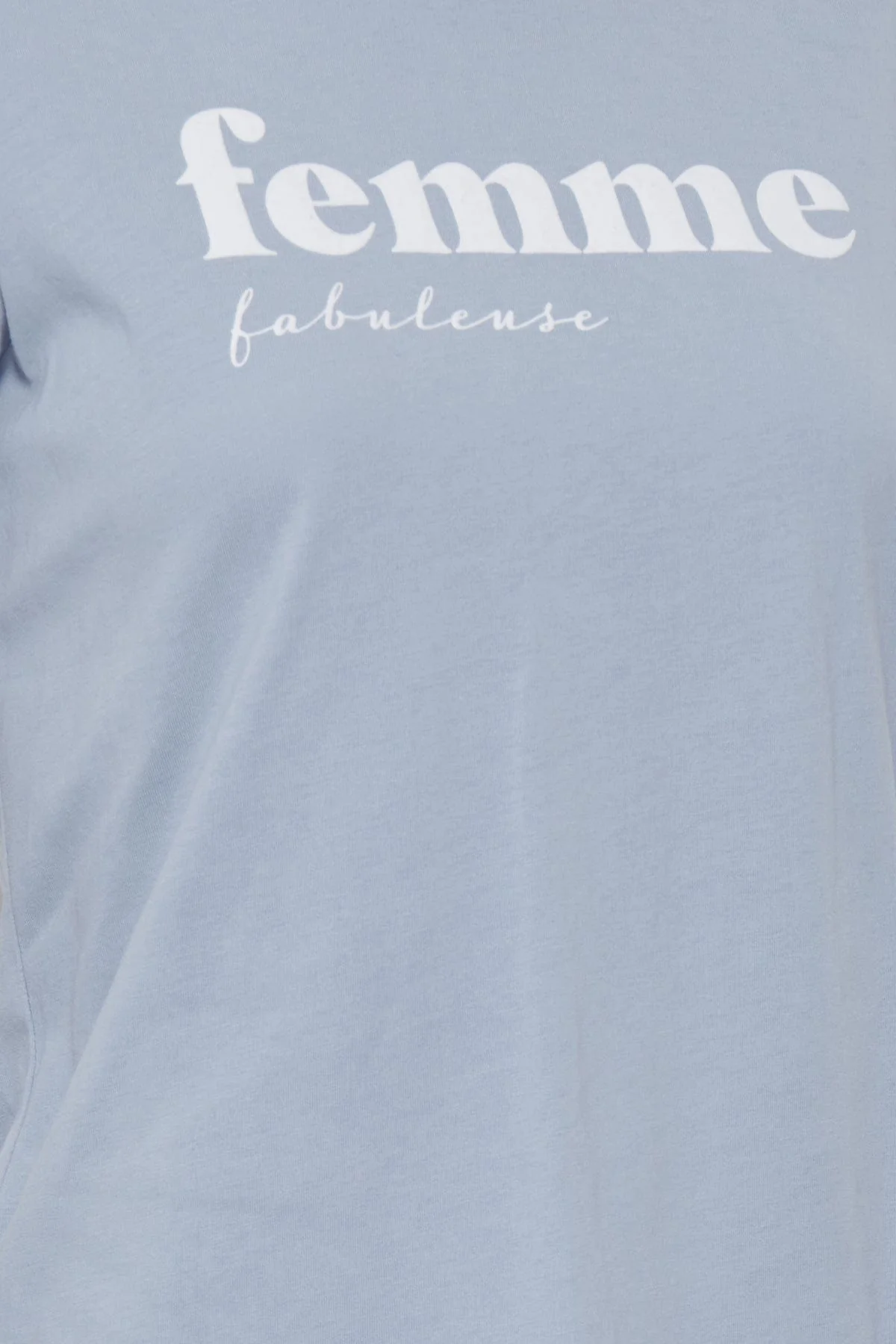 Runela Slogan T-Shirt - Forever Blue - Image 3