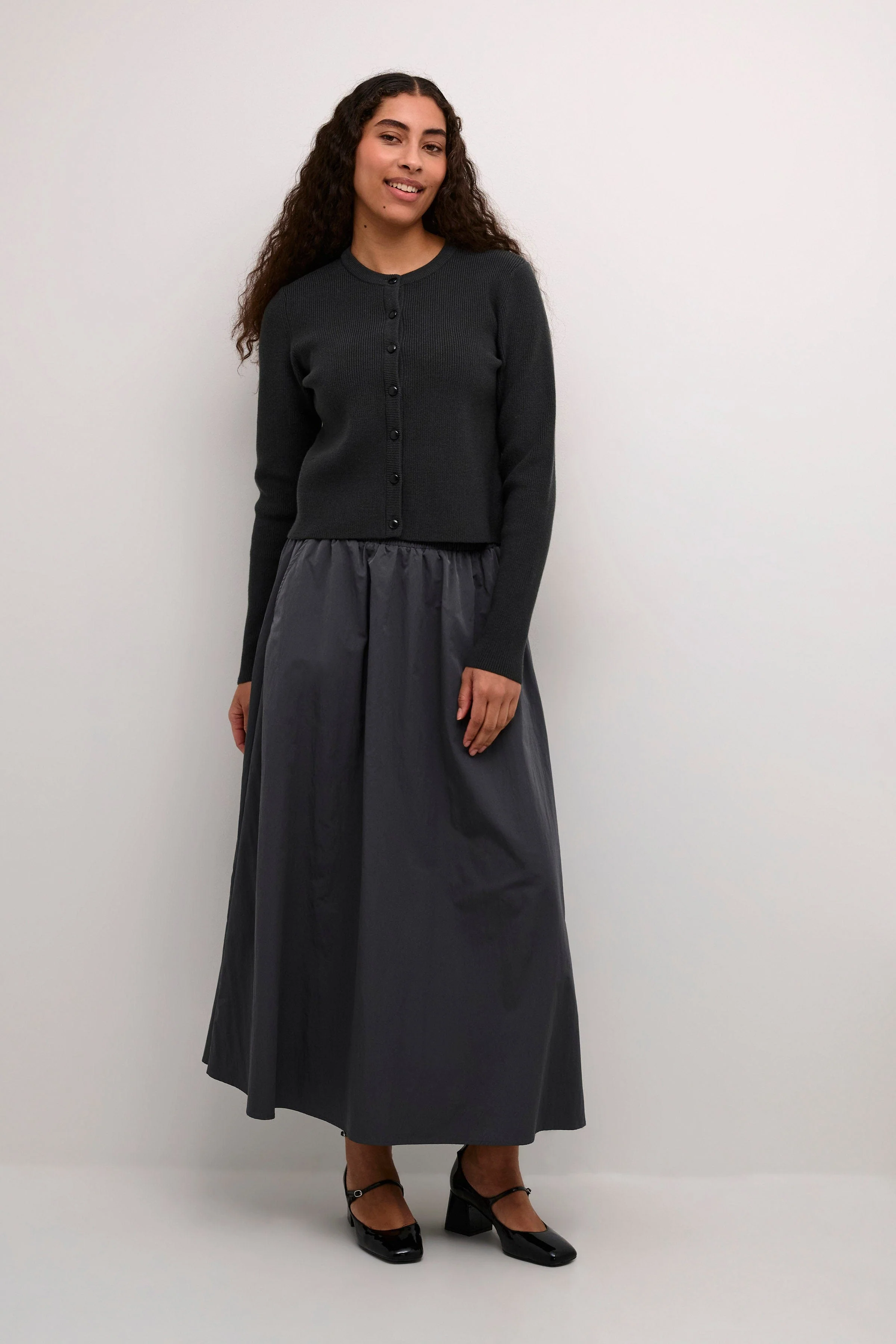 Amy Cardigan - Black Oyster - Image 5