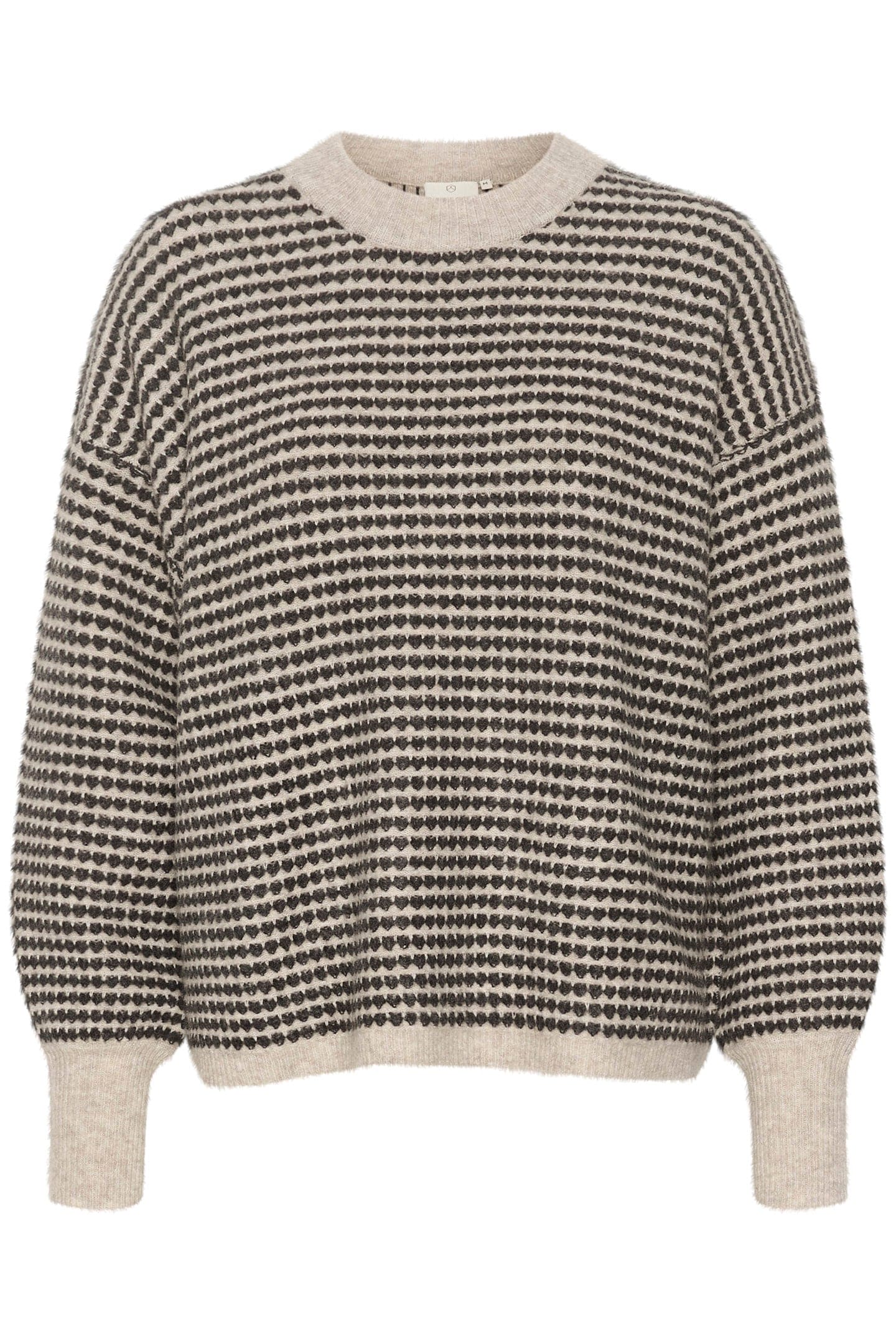 Ellery Knit Jumper - Feather Gray/ Black Structure