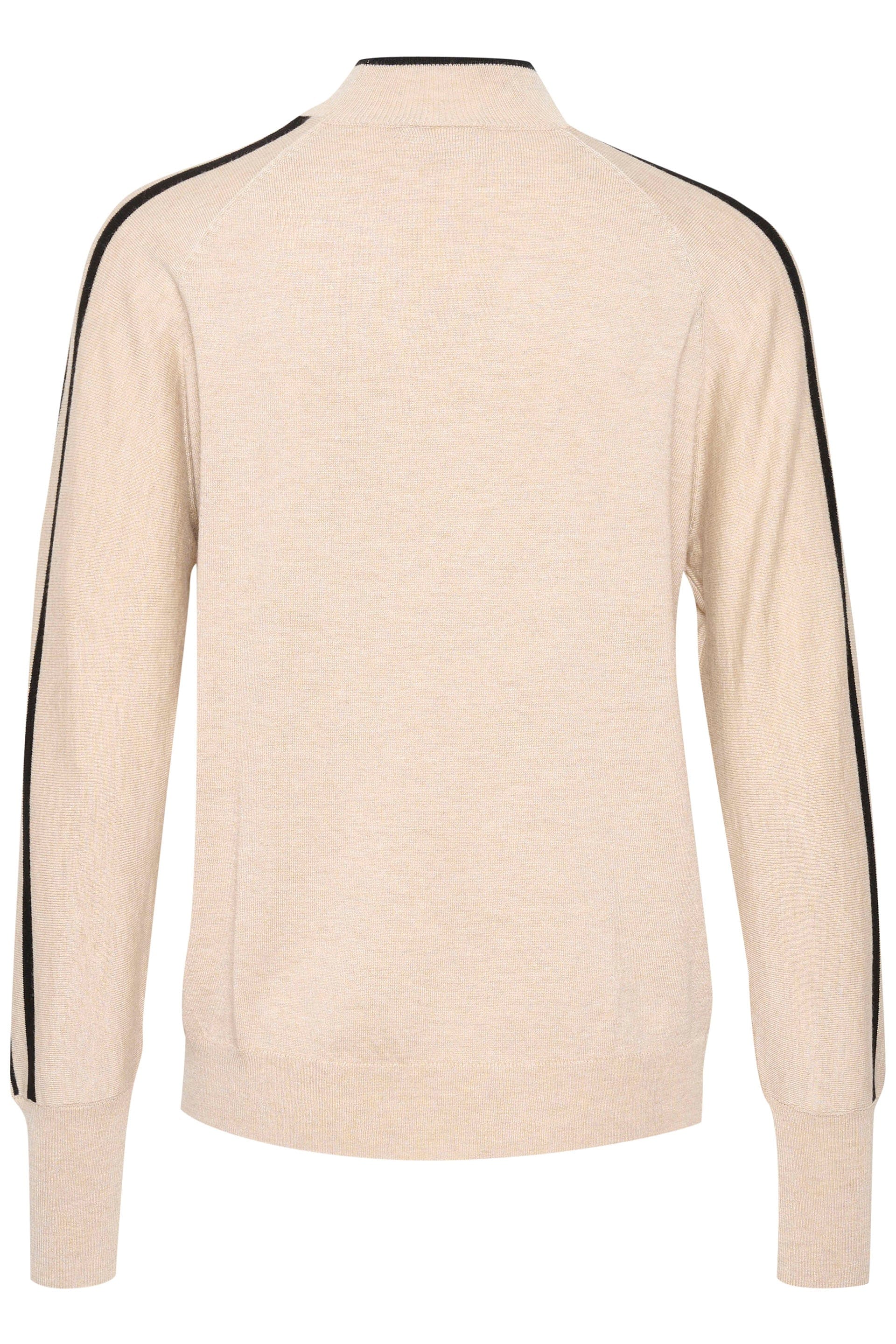 Henriette High Neck Jumper - Feather Gray Melange - Image 6