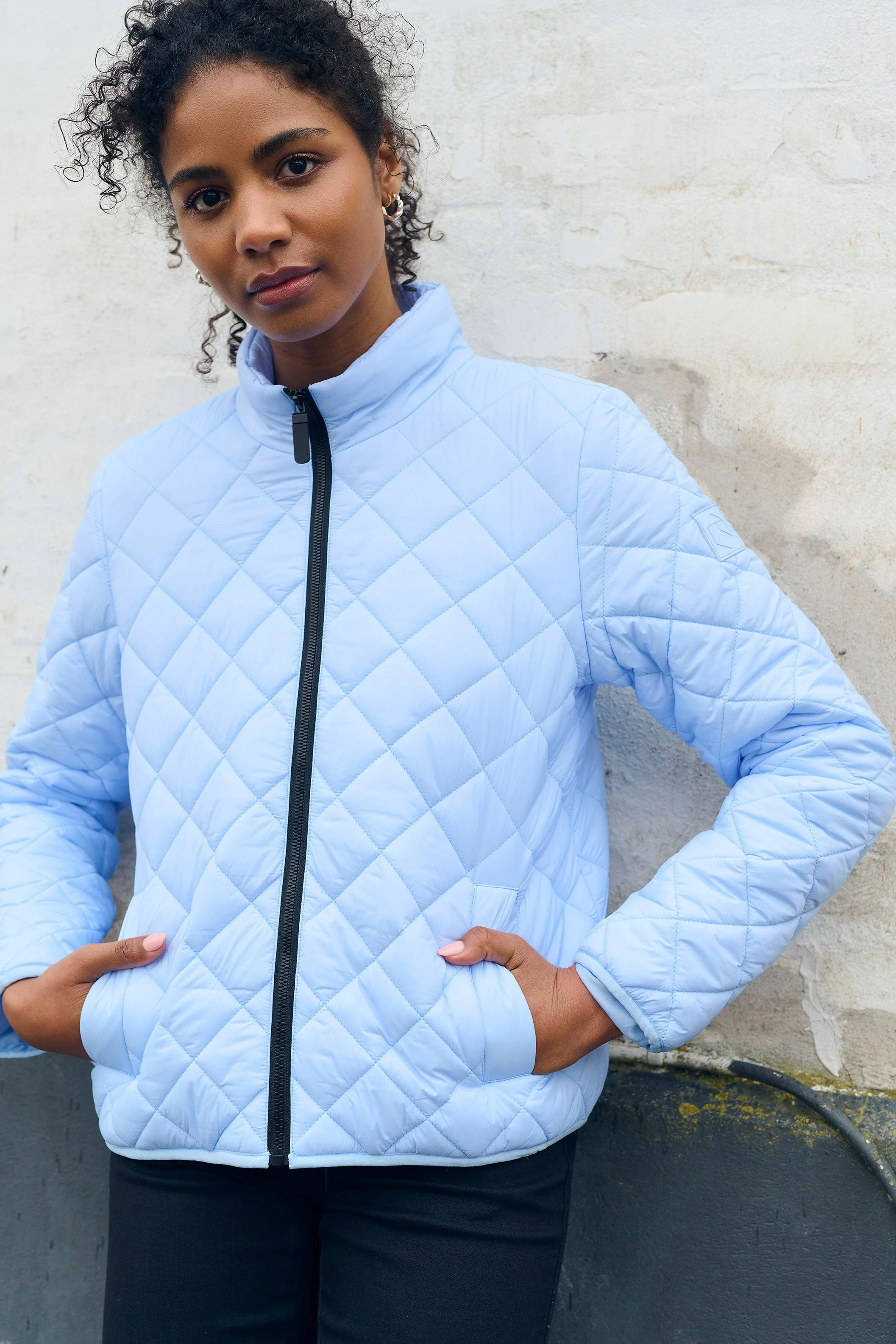 Loreen Short Quilted Jacket - Windsurfer - Image 2
