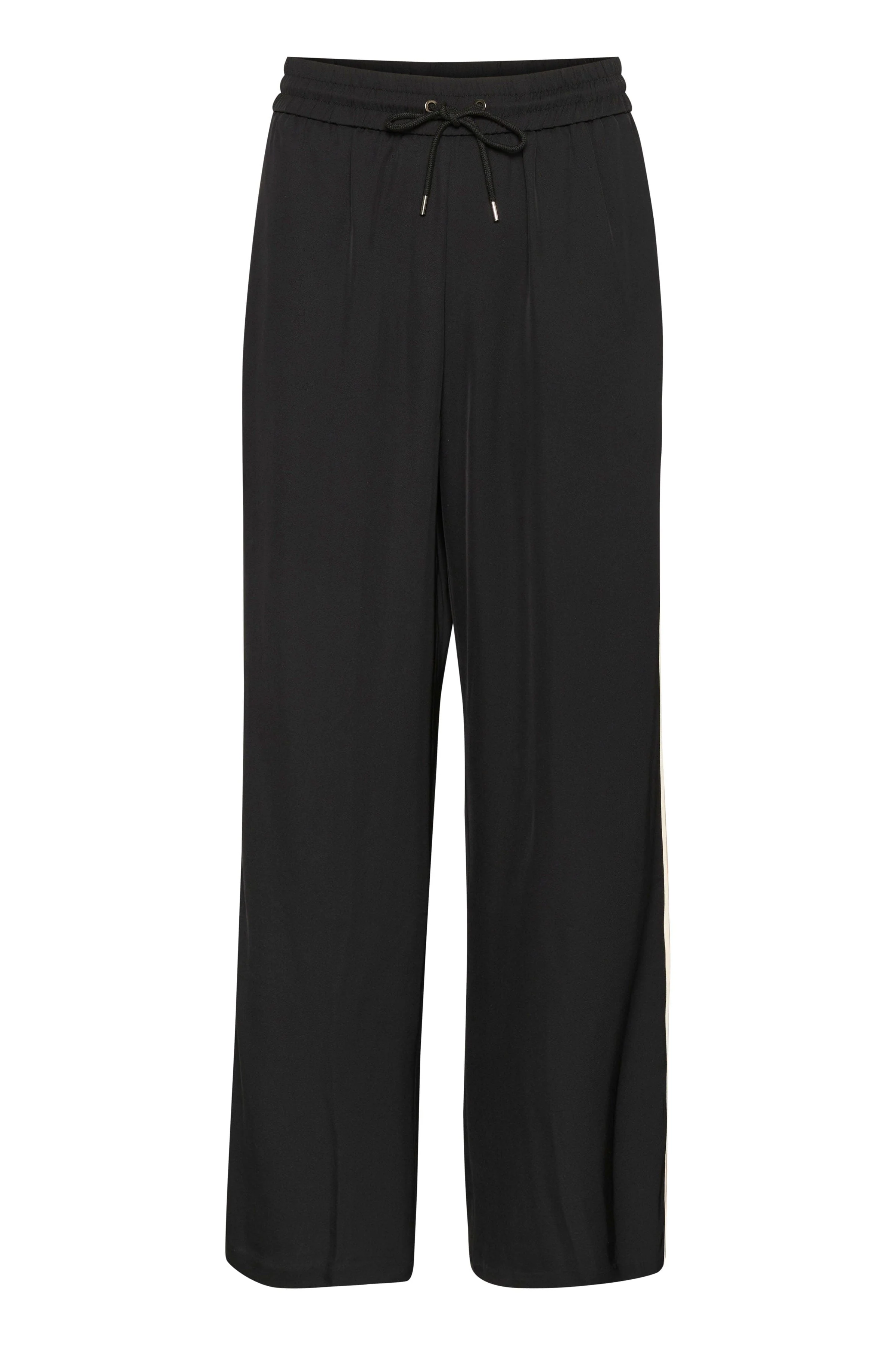 Mille Side Stripe Trousers - Black Deep