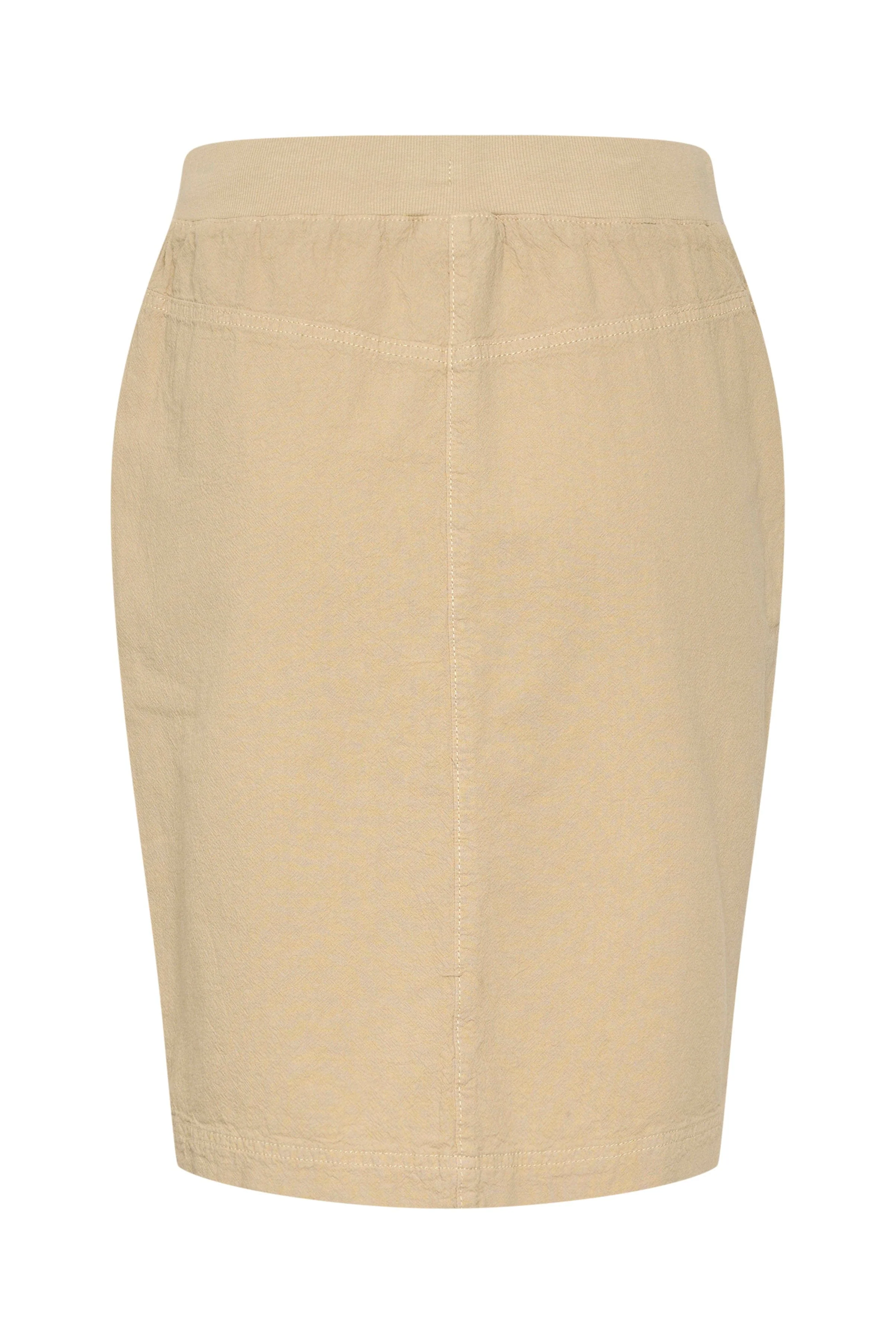 Naya Cotton Elasticated Waist Skirt - Classic Sand - Image 6
