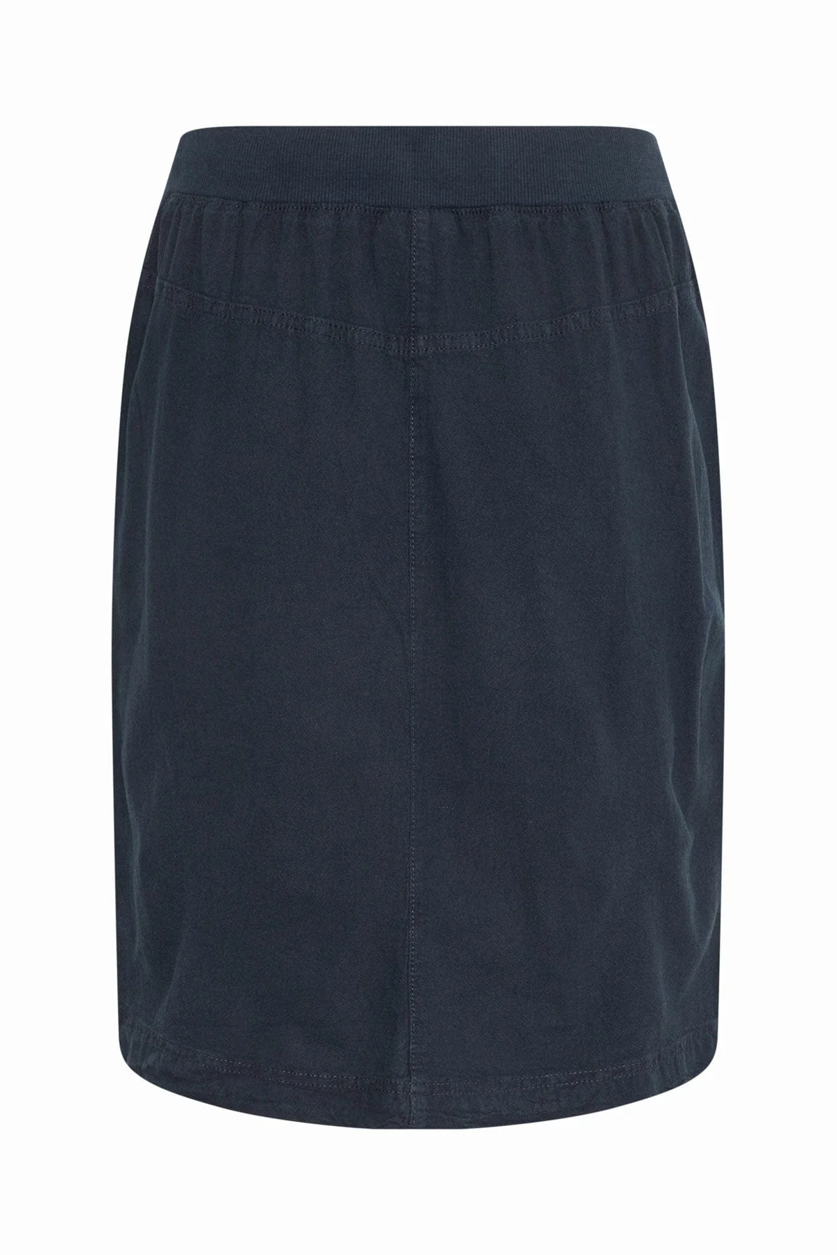 Naya Cotton Elasticated Waist Skirt - Midnight Marine - Image 6