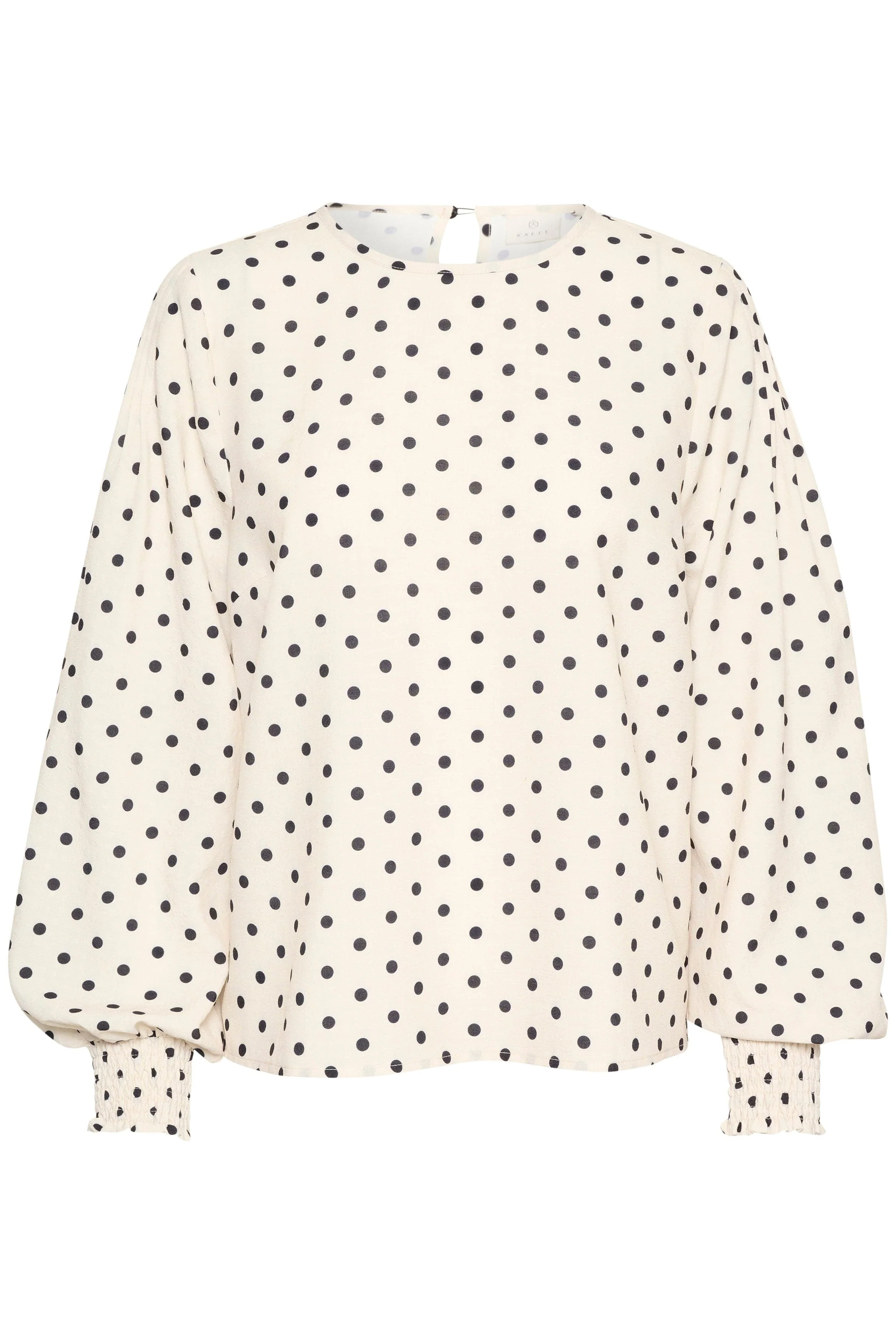 Oscarna Polka Dot Blouse - Chalk/Black Dot