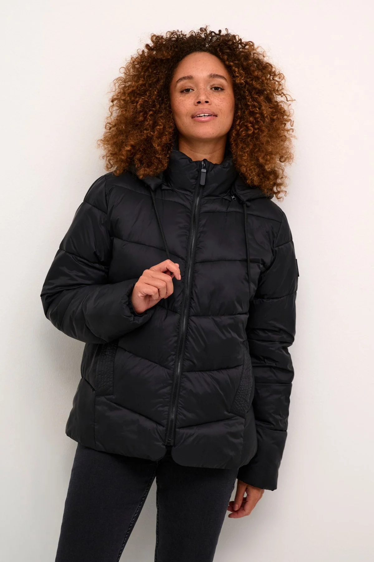 Susanne Puffer Jacket - Black Deep - Image 2
