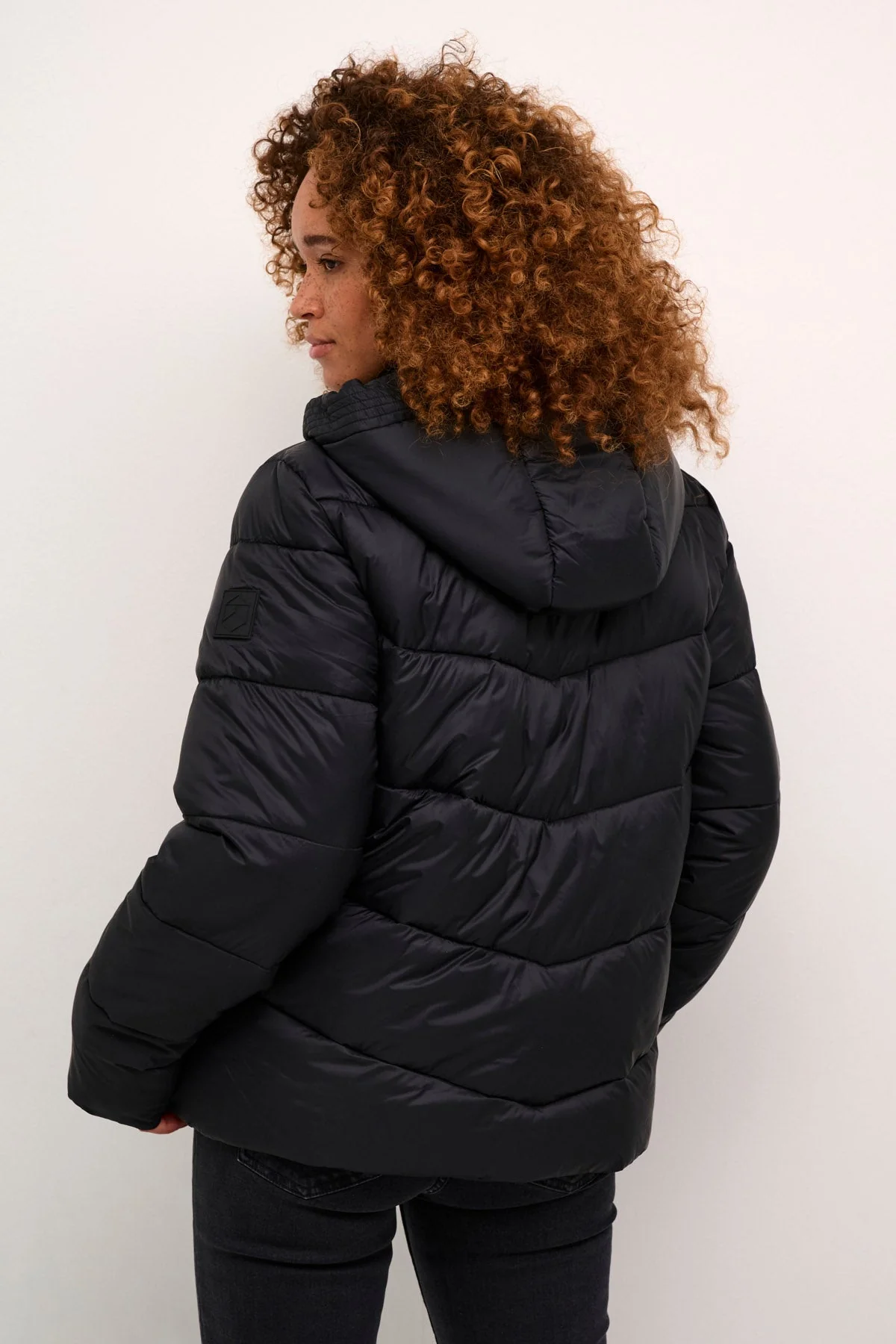 Susanne Puffer Jacket - Black Deep - Image 3